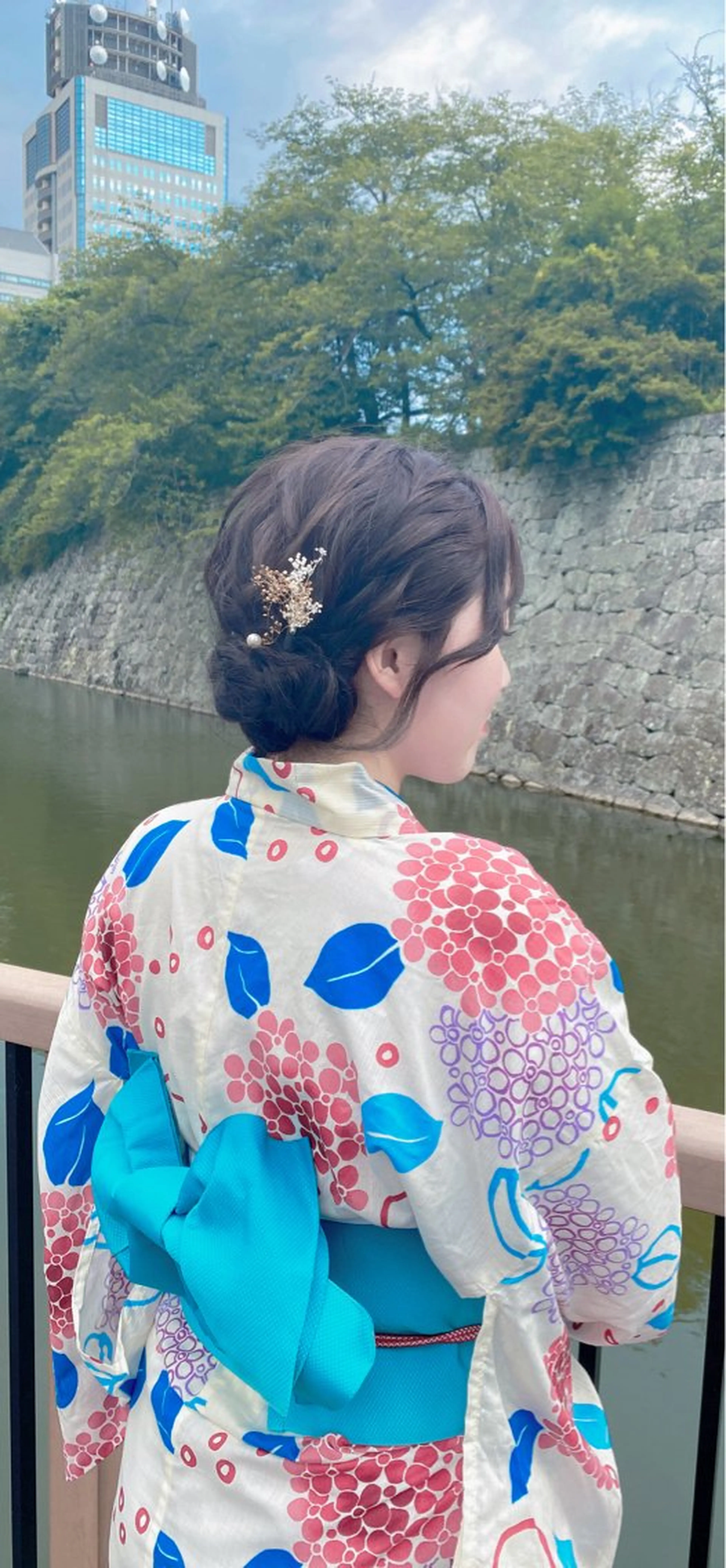 セミロング ヘアアレンジ ヘアセット 💚ミヤマ アンナ☘️のヘアスタイル