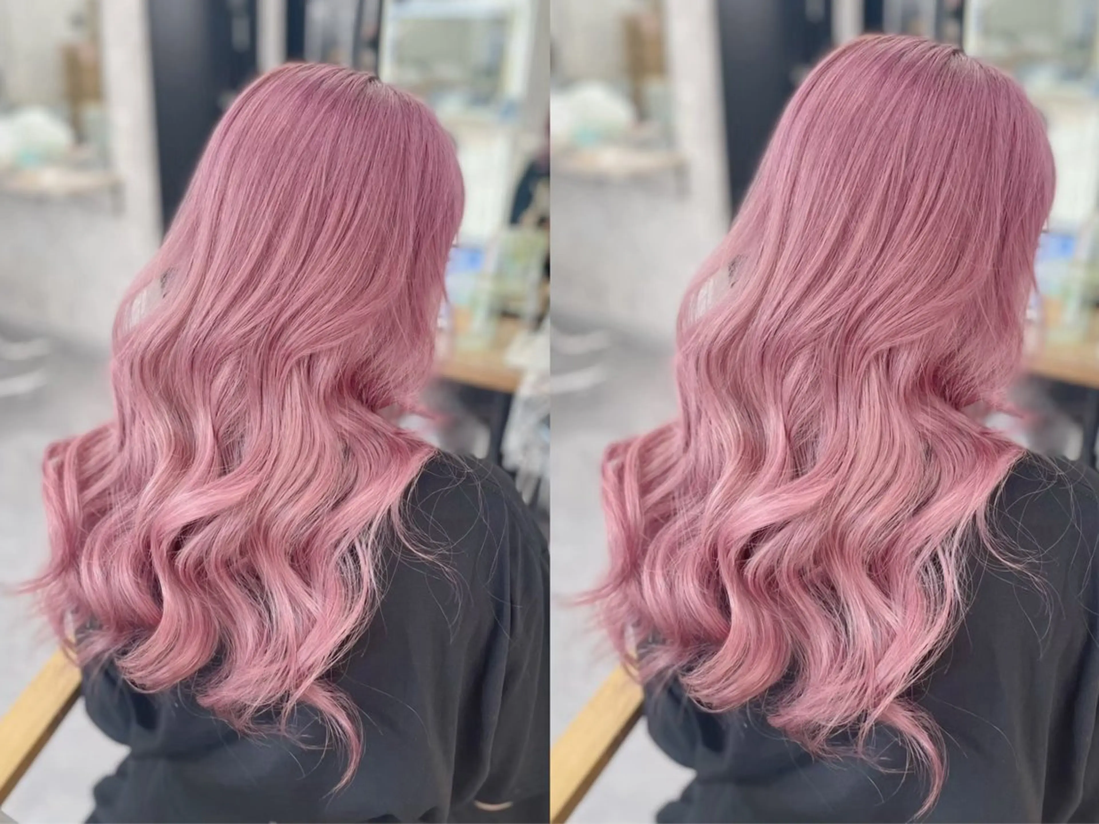 ロング カラー ピンク職人 秋カラーRIKU🎈のヘアスタイル