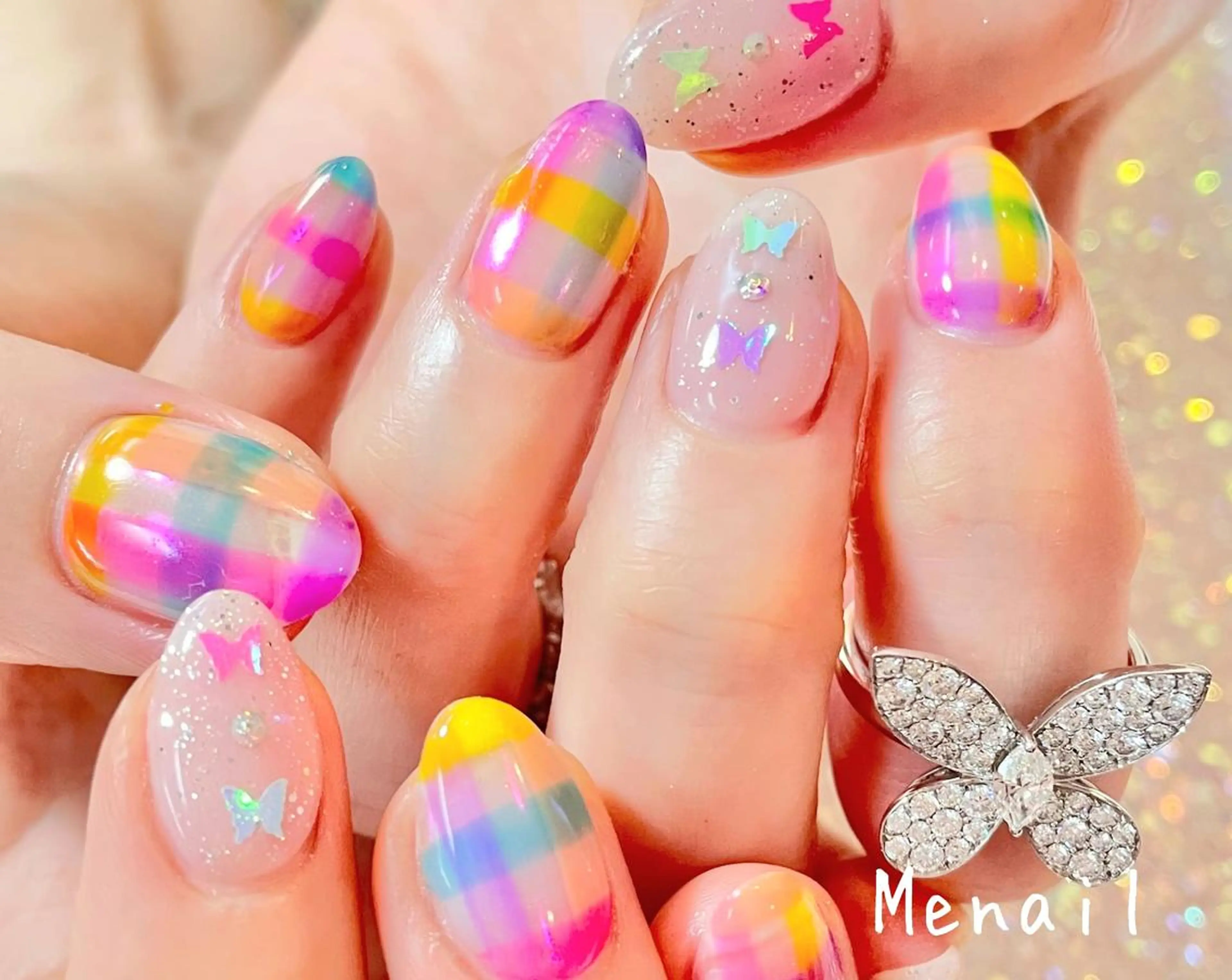 ネイル ハンドネイル 🤍POP可愛い🧸 Menailのネイルデザイン