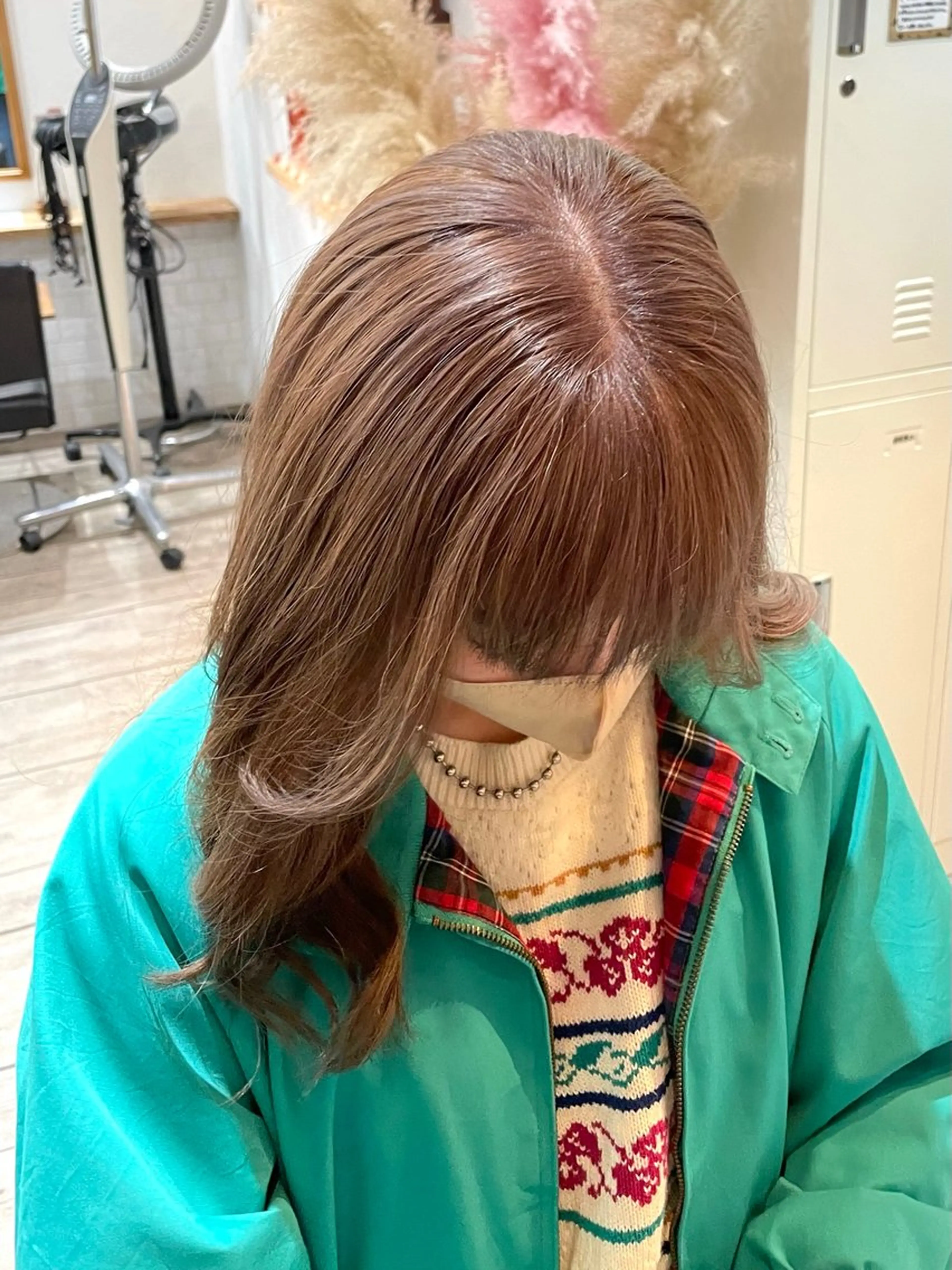 セミロング ヘアカラー Selene 難波店　HIROKIのヘアスタイル