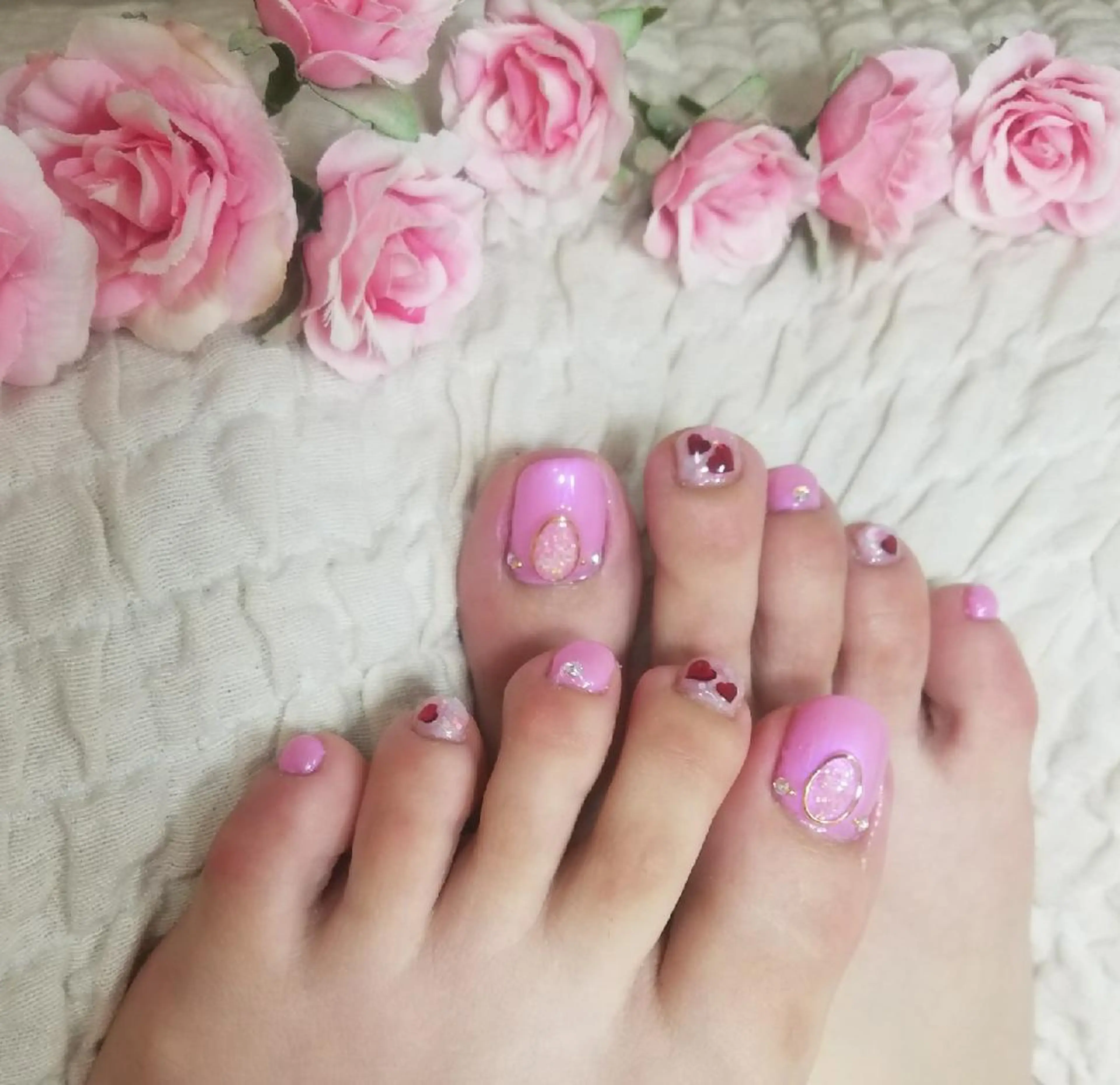 ネイル フットネイル nail atelier yuka所属・❤ yuka❤のネイルデザイン