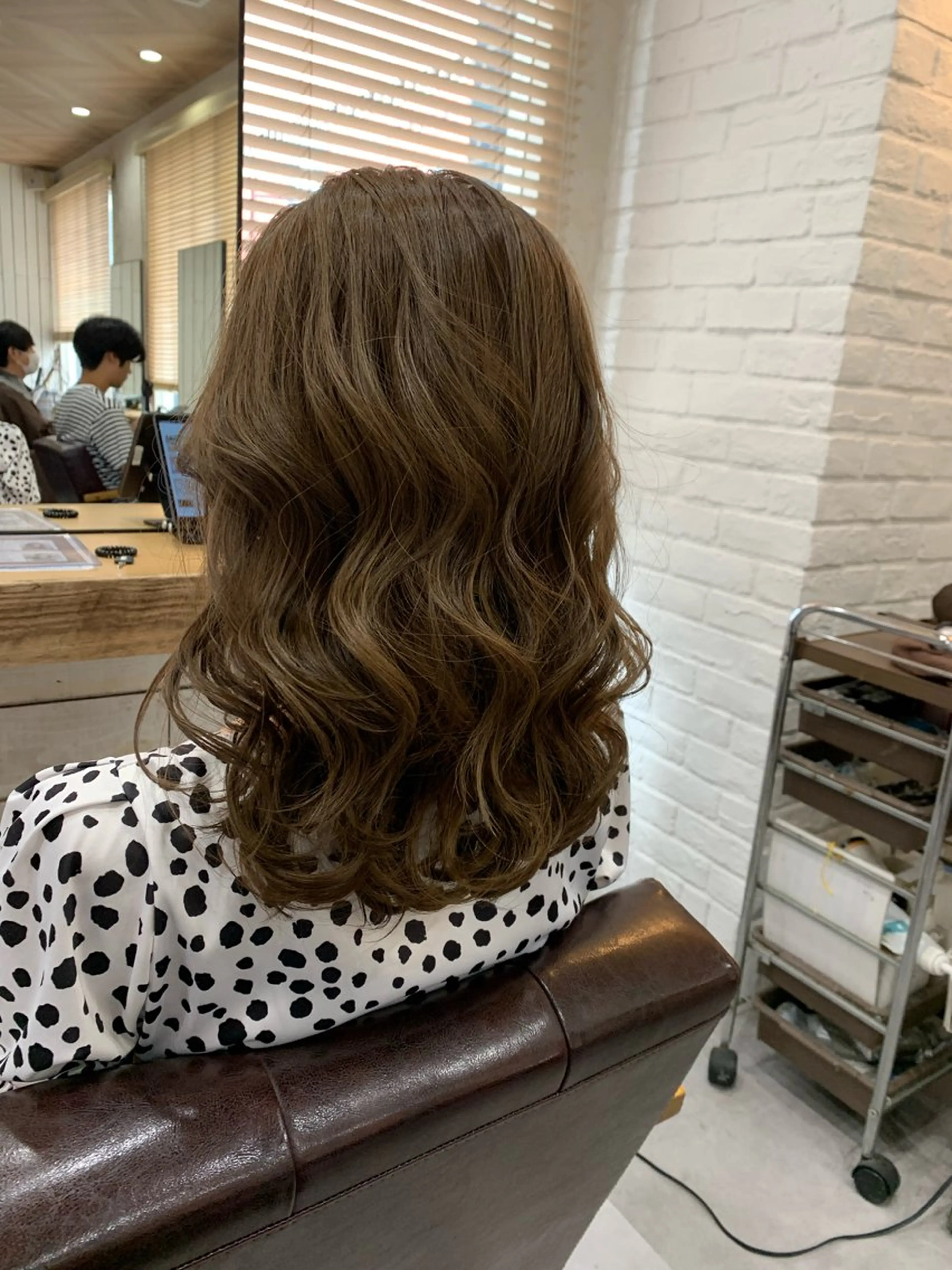 ミディアム カラー ヘアアレンジ カット ヘアカラー kei﹏ ﹏ ✄ zina博多のヘアスタイル
