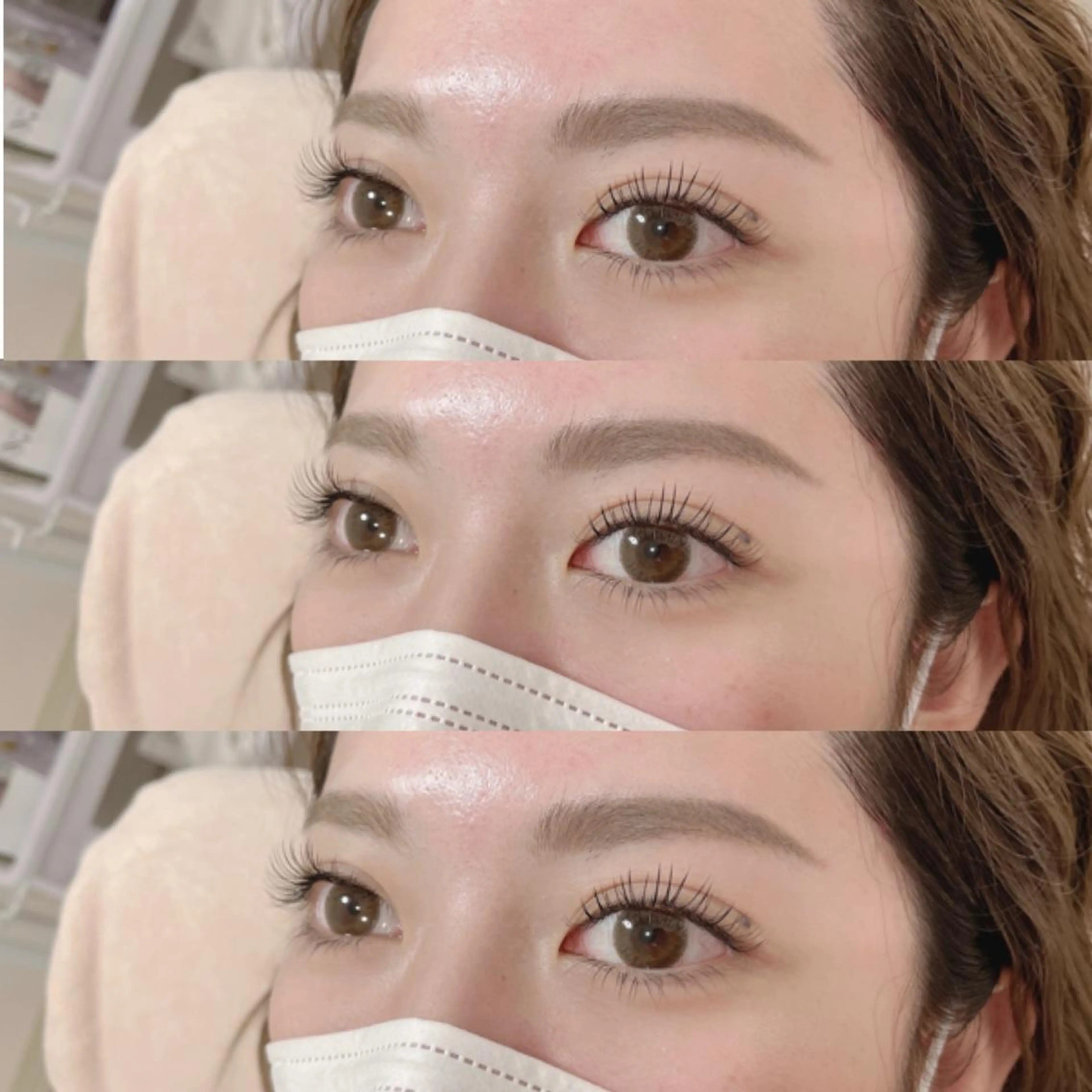 マツエク・マツパ Cカール フラットラッシュ Lameru ラメルのマツエク・マツパデザイン