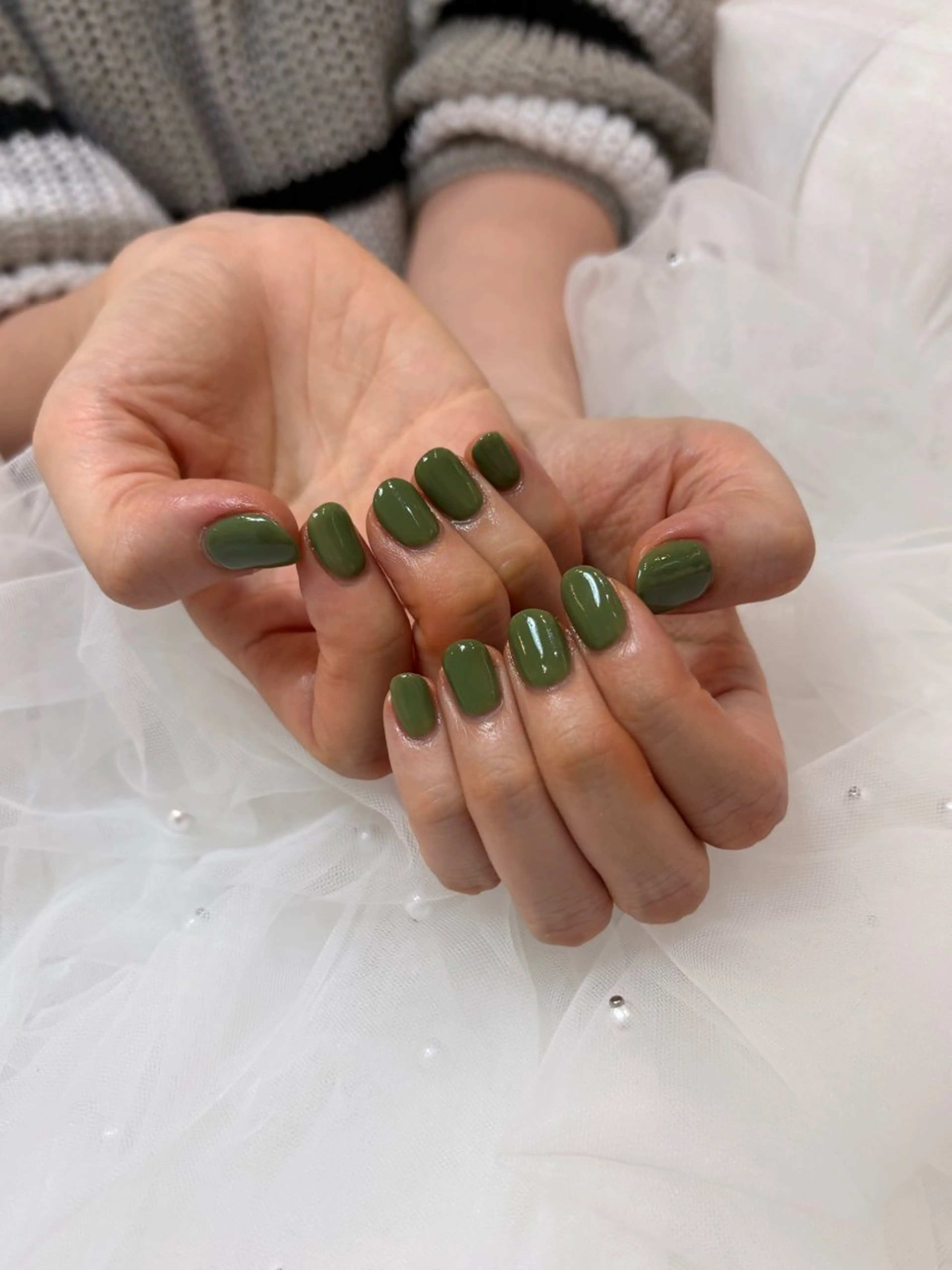 ネイル シンプルネイル 福井 志穂のネイルデザイン