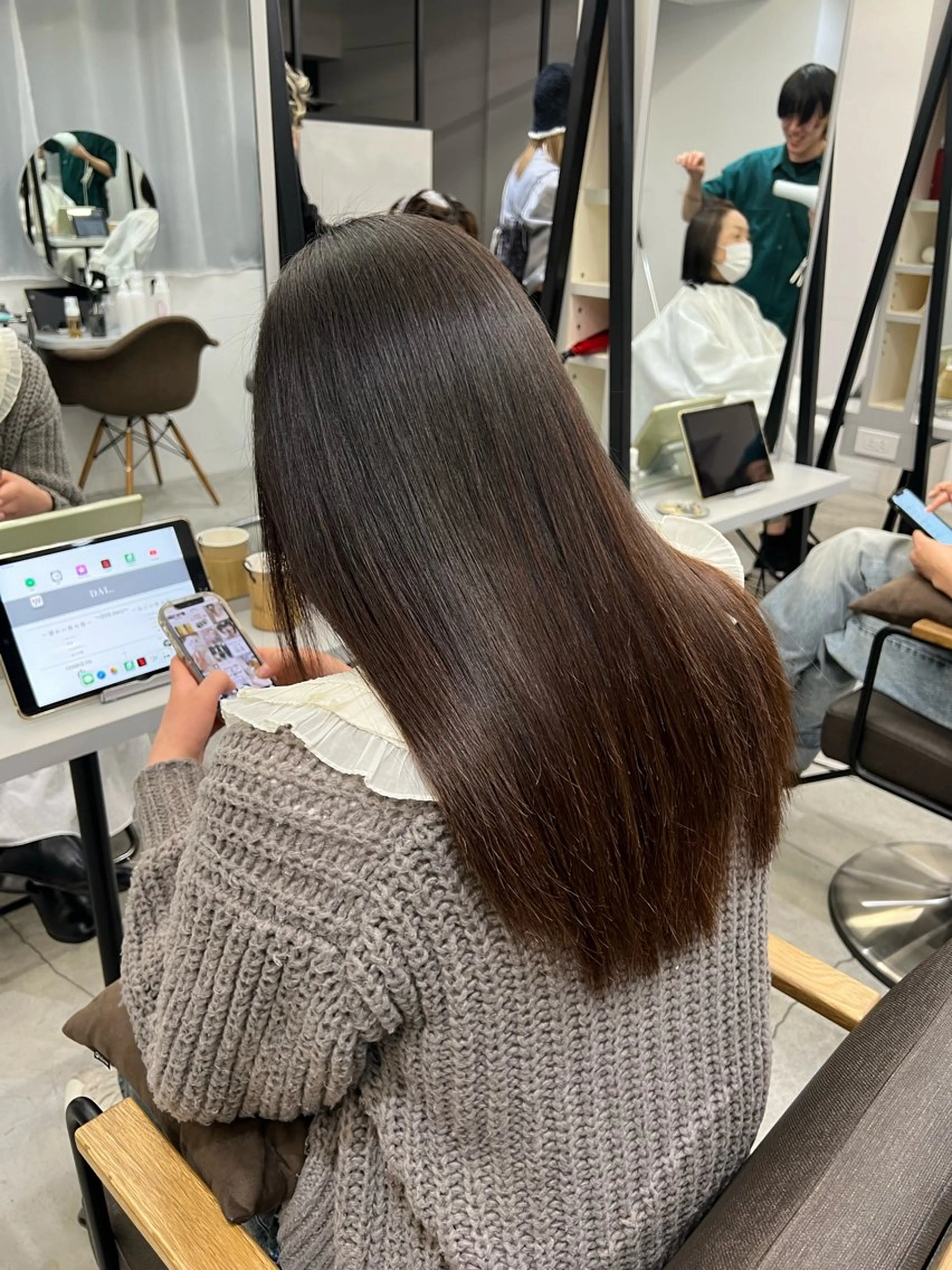 ロング 縮毛矯正 トリートメント ✨毛髪診断で絶対綺麗 ✨美髪艶髪専門✨高浪のヘアスタイル