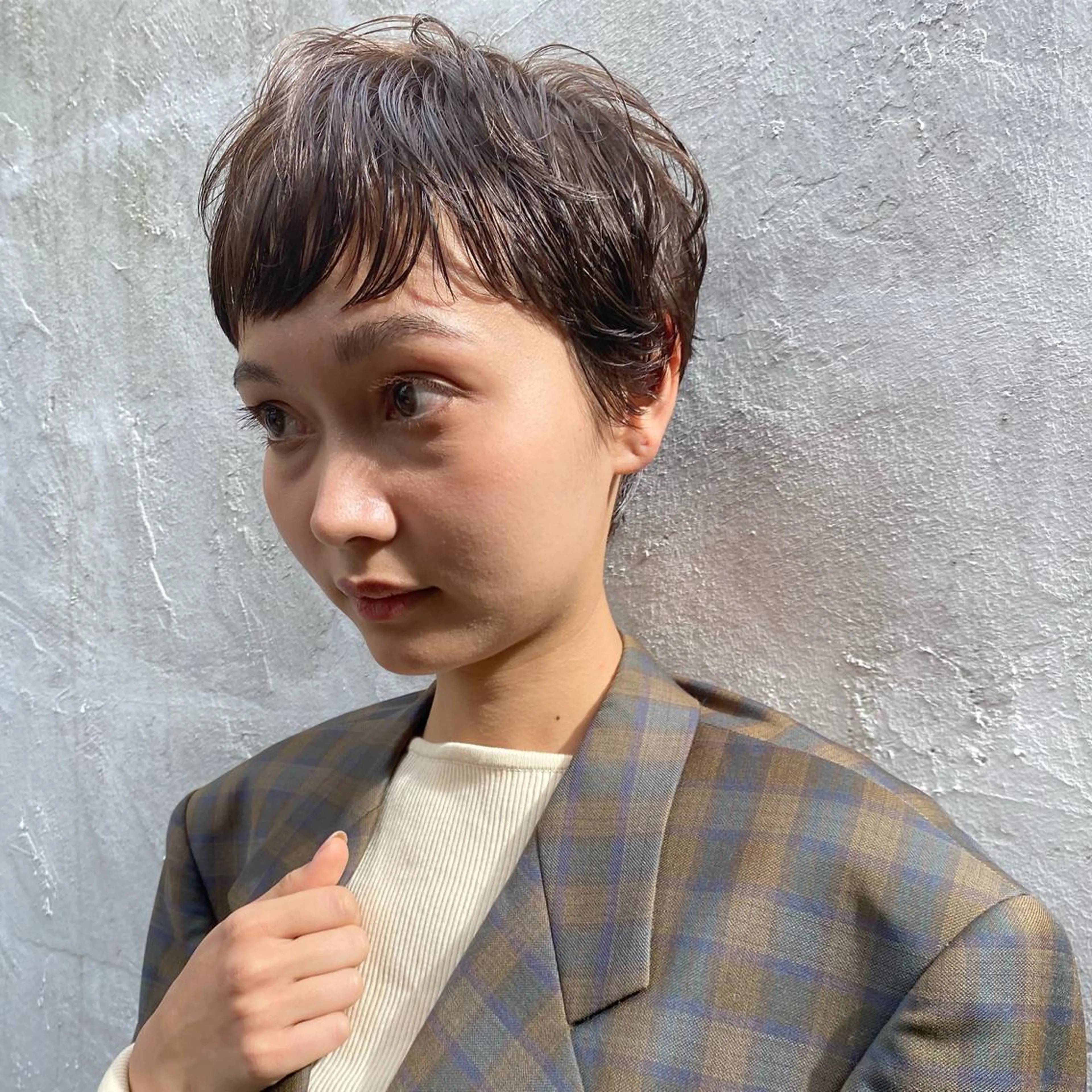 ショート パーマ カット パーマ トリートメント 下北沢 soiのヘアスタイル