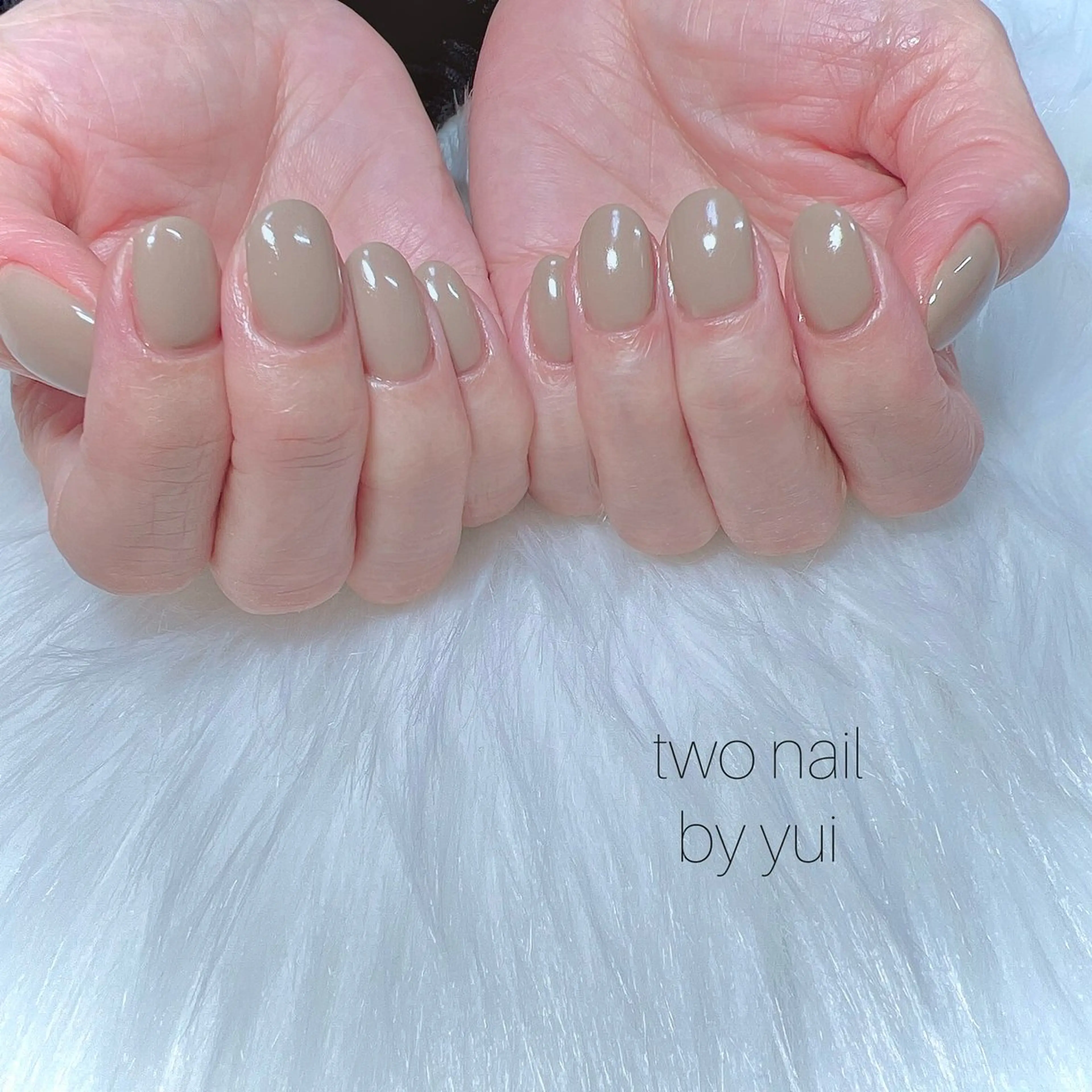 ネイル ネイルチップ ホワイト ハンドネイル two nailのネイルデザイン