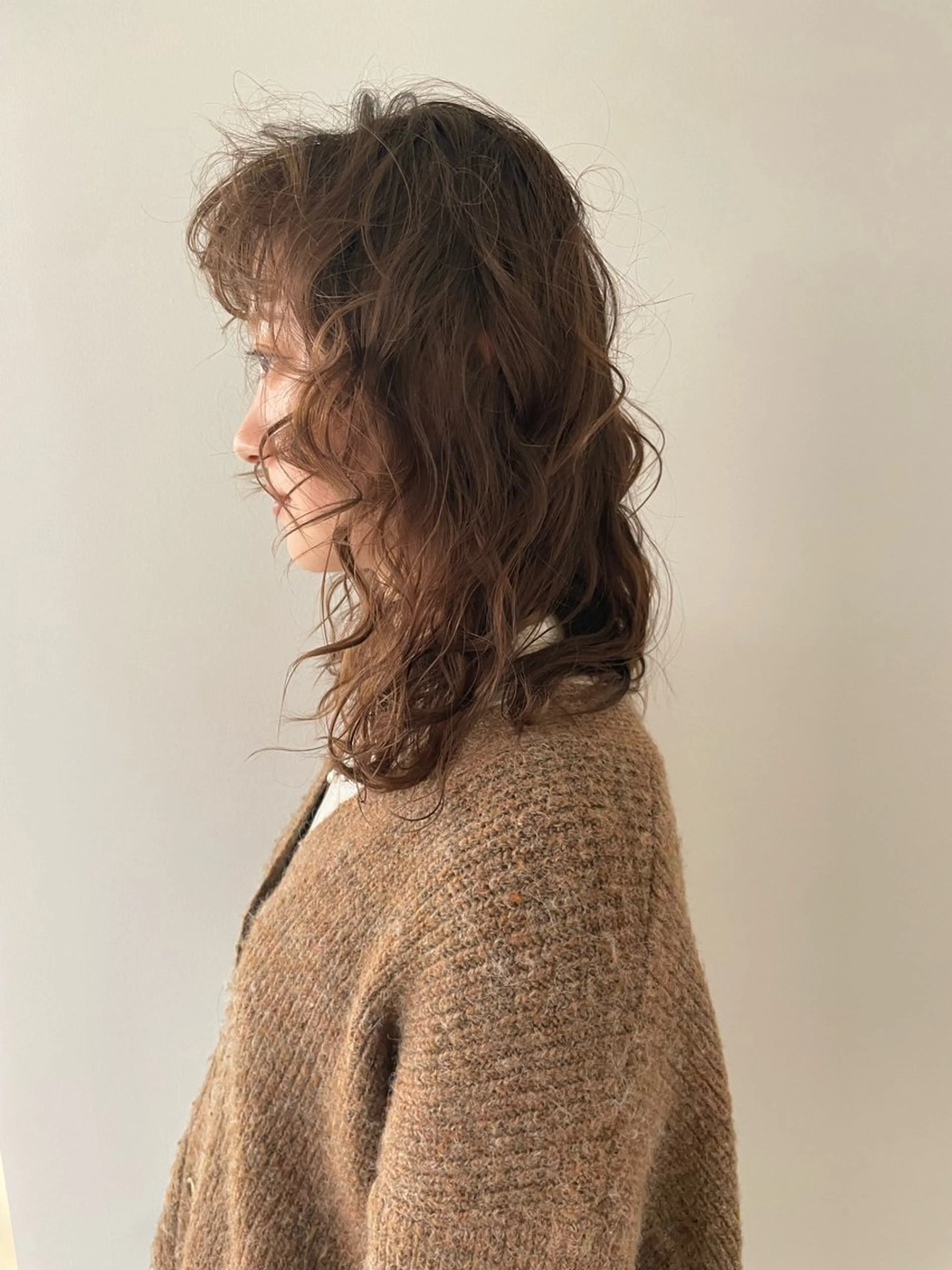 ロング パーマ 小顔レイヤー×コンパ クトボブ/林隆平のヘアスタイル