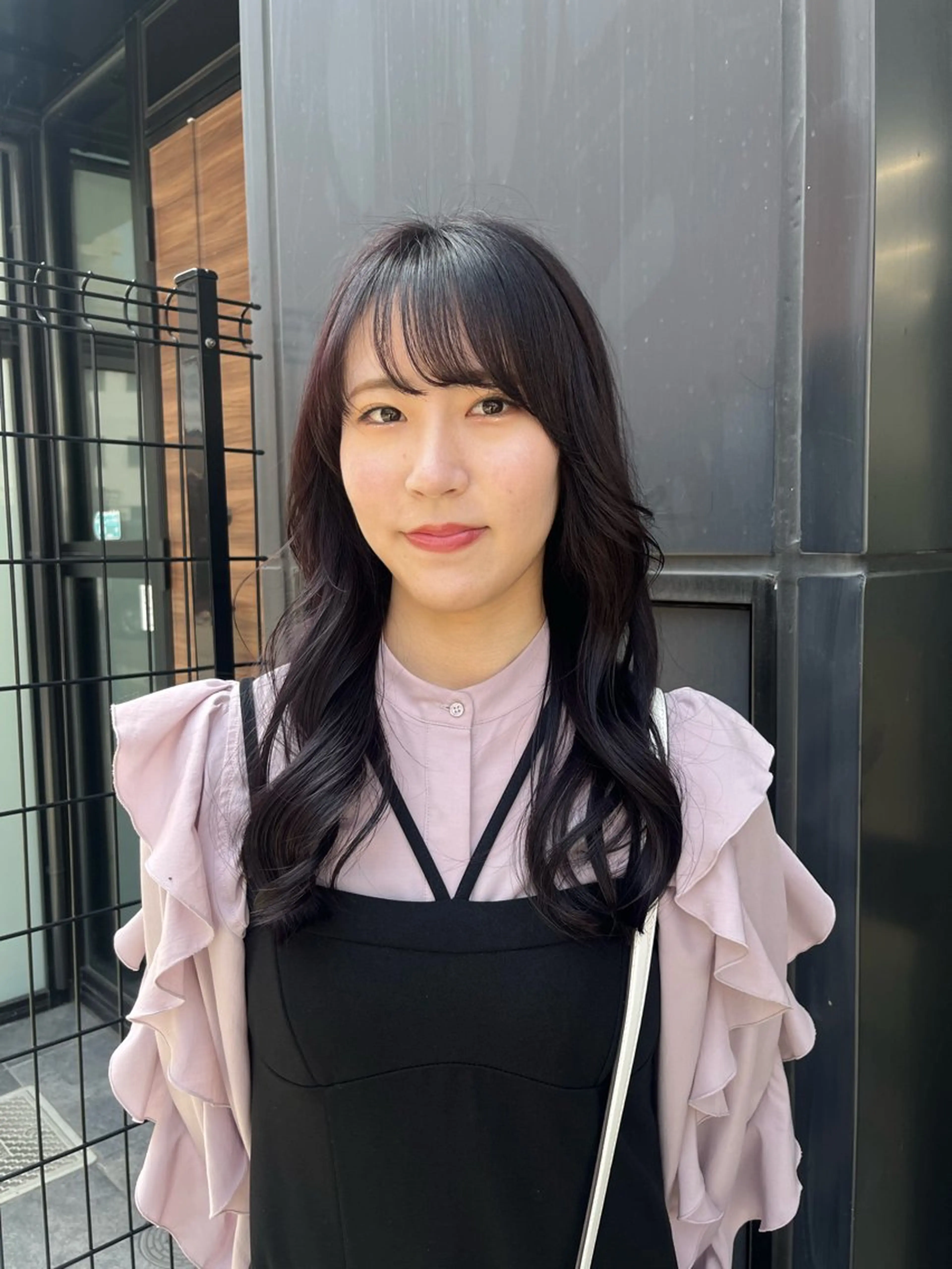 カラー yuka/ロング/ レイヤーカットモデルのヘアスタイル