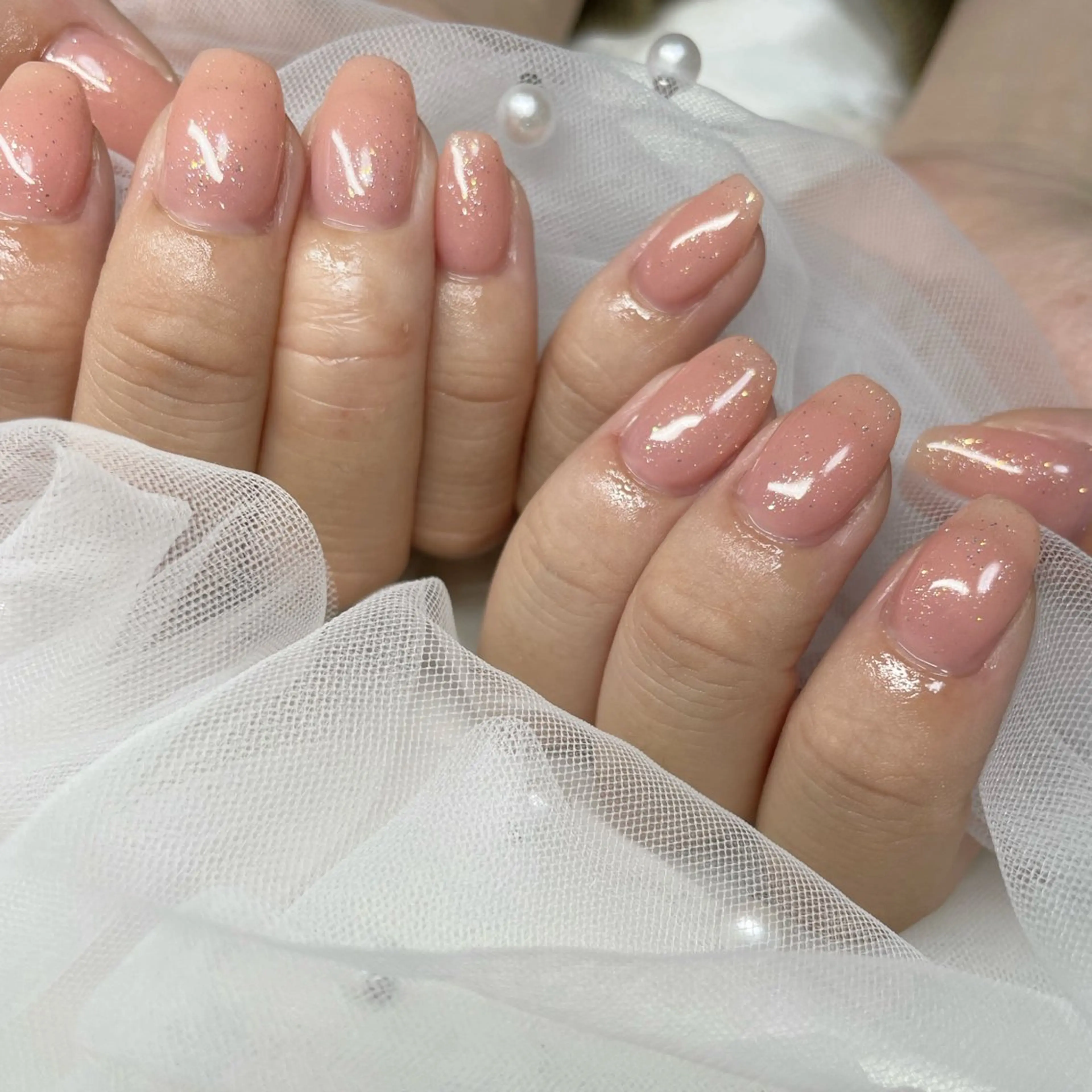 ネイル ラメ(グリッター) ハンドネイル nailsalon SANANAILのネイルデザイン