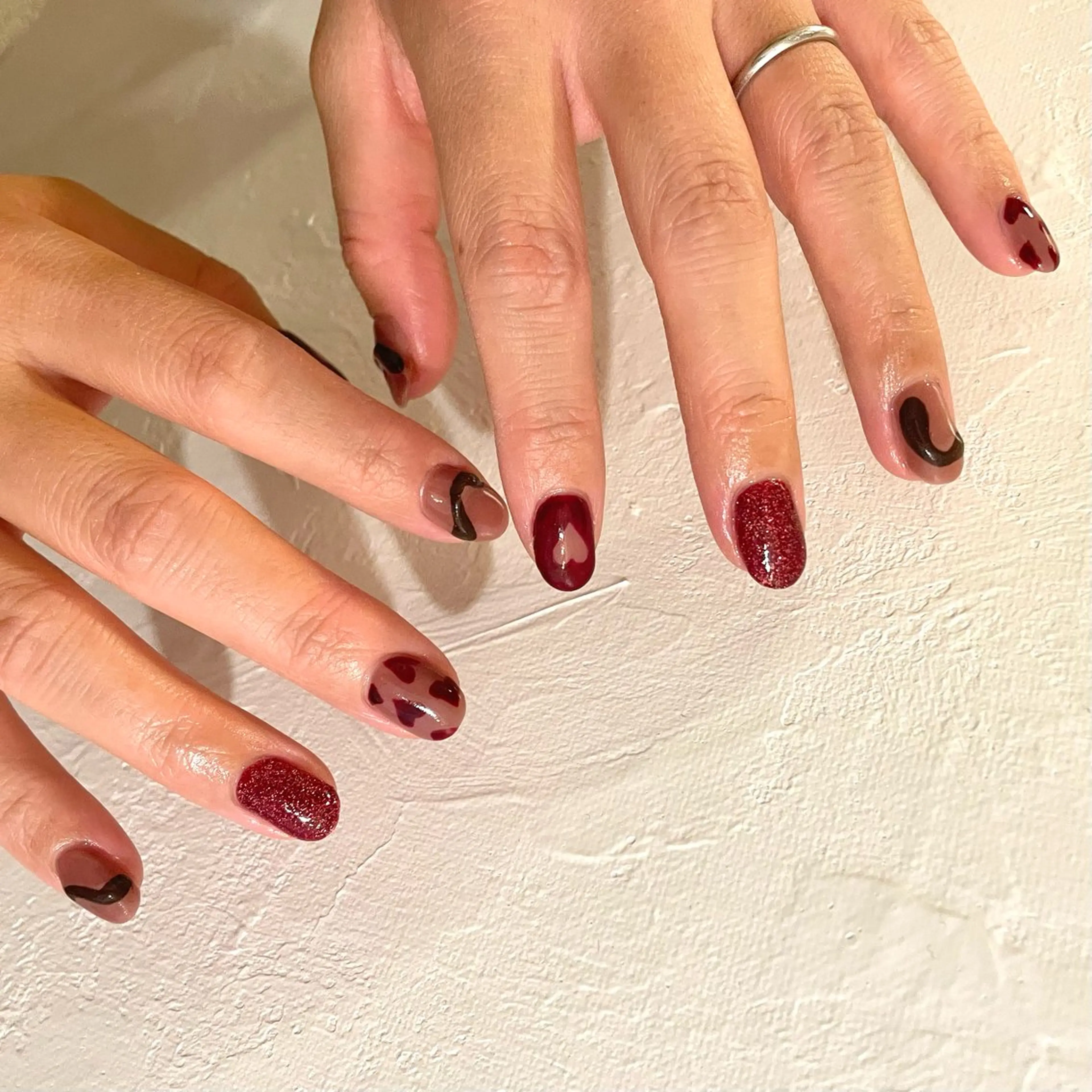 ネイル バレンタイン Nail Room uimのネイルデザイン