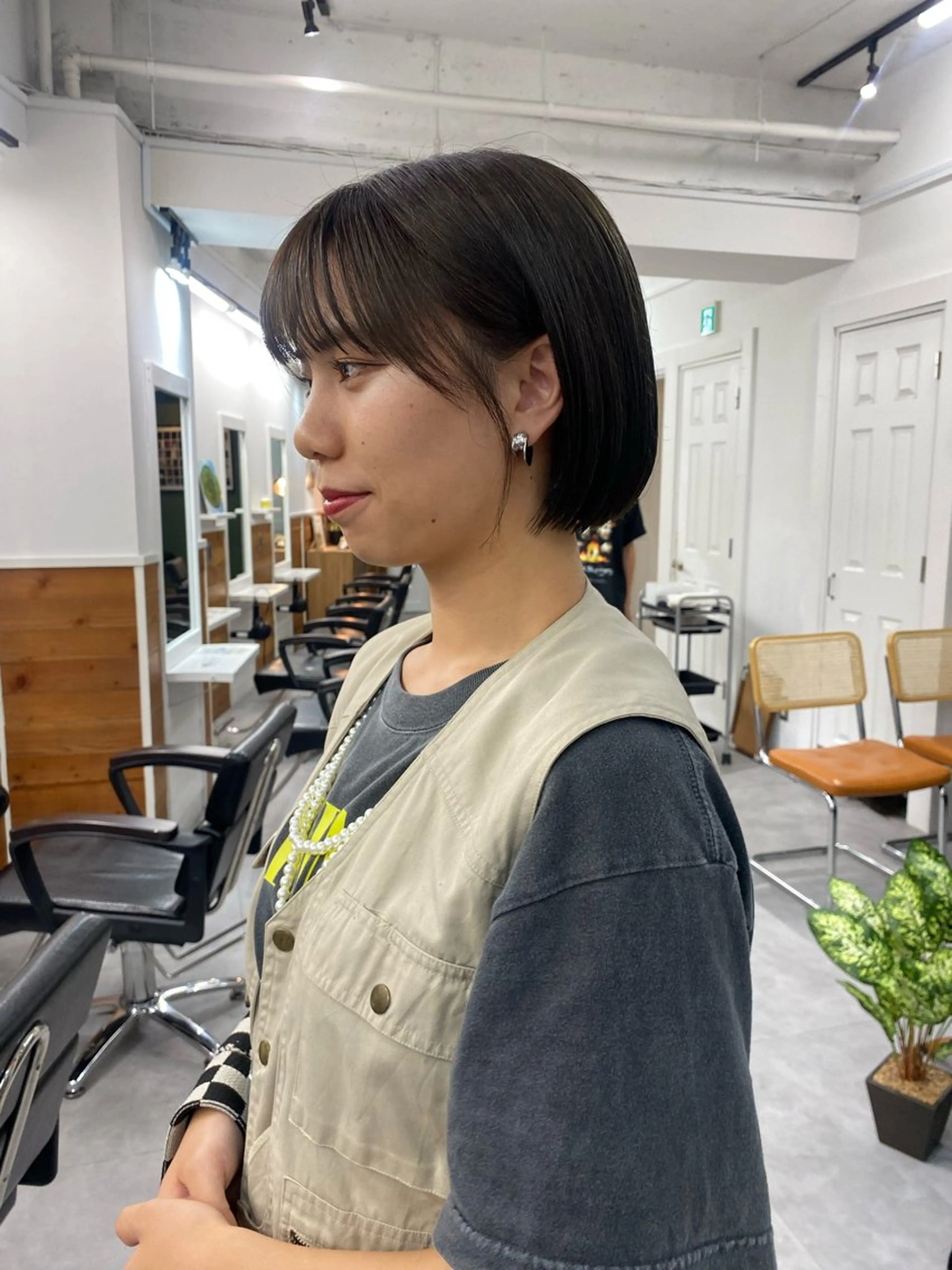ショート カット ヘアカラー トリートメント ボブ/透明感カラー /サナ🌼のヘアスタイル