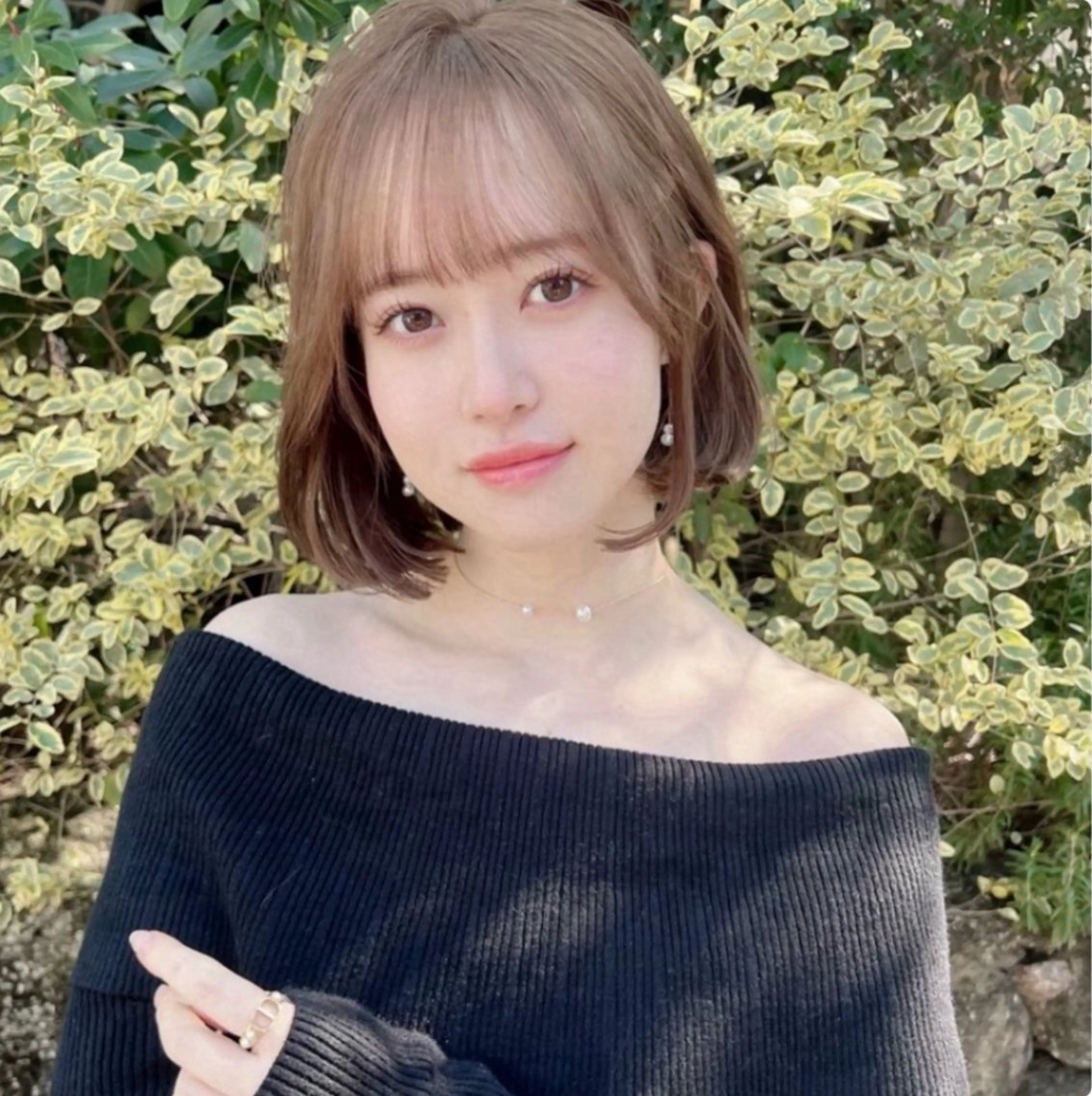セミロング カラー 🫧透明感カラー支持 No.1🫧‪ハルカのヘアスタイル