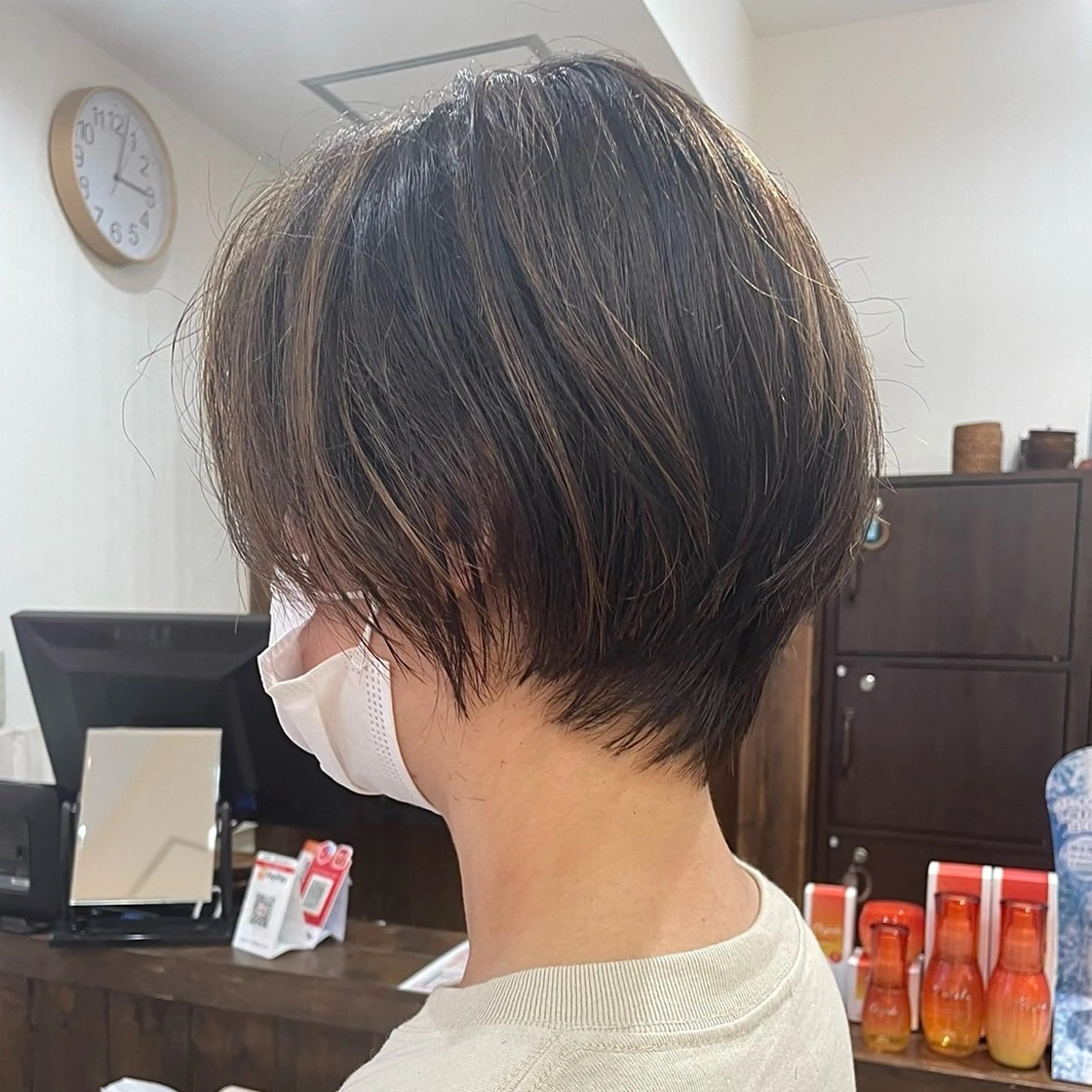 ショート カラー ヘアアレンジ ショートヘア 💖メンズカット モデル募集 晴香💖のヘアスタイル