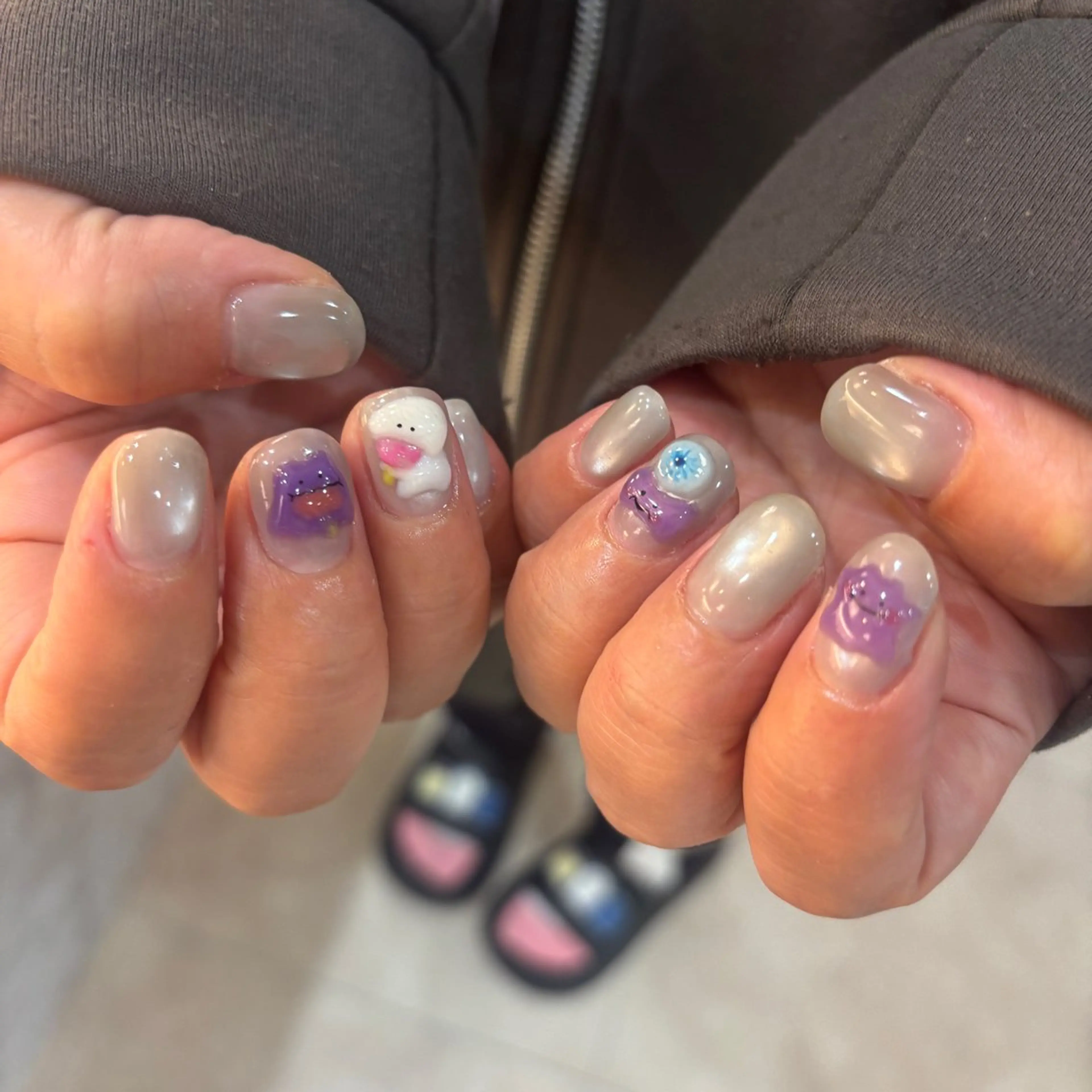 ネイル ハンドネイル フットネイル 栗田 ゆう子のネイルデザイン