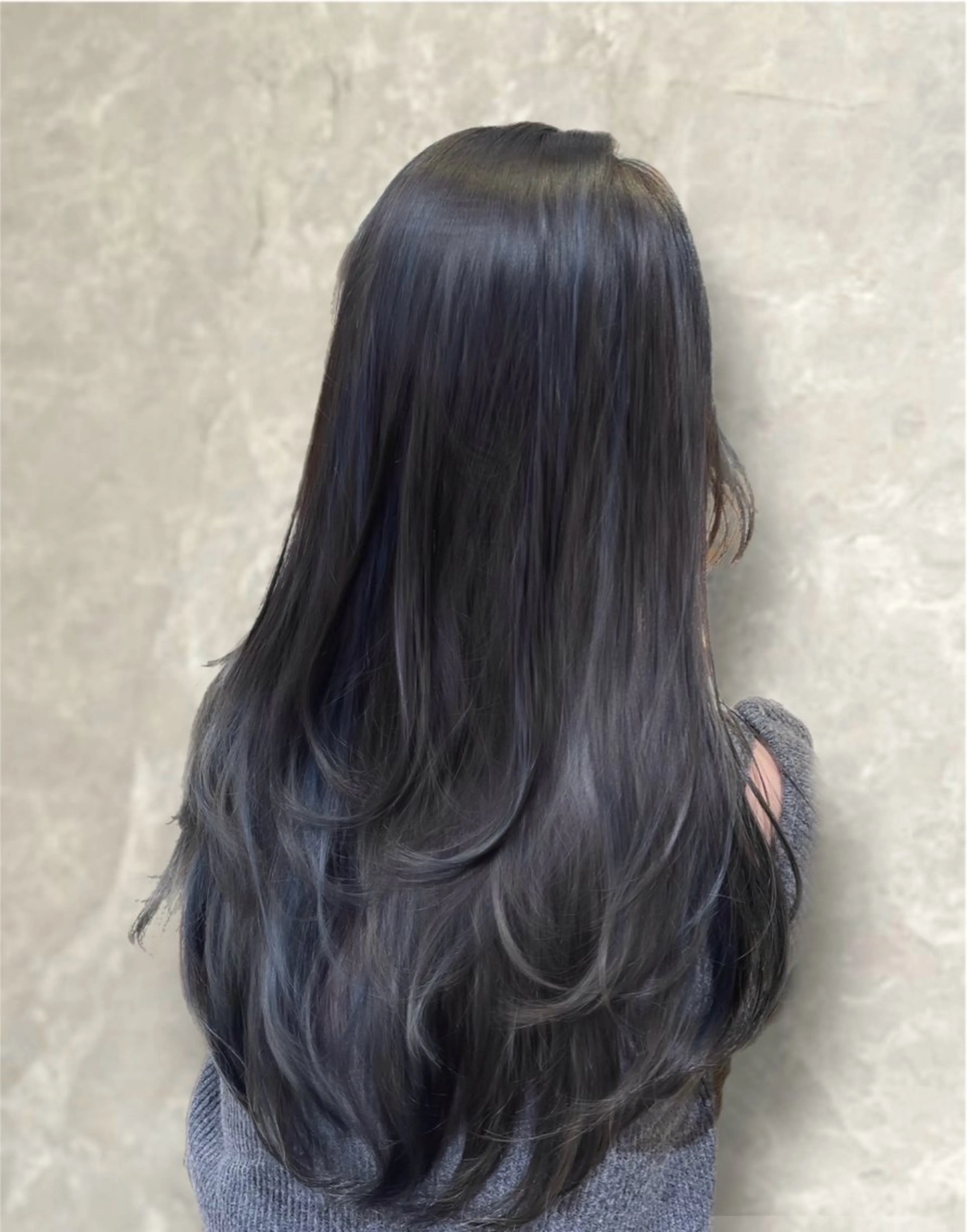 ロング カラー 髪質改善/赤み消し ブリーチなし心斎橋のヘアスタイル