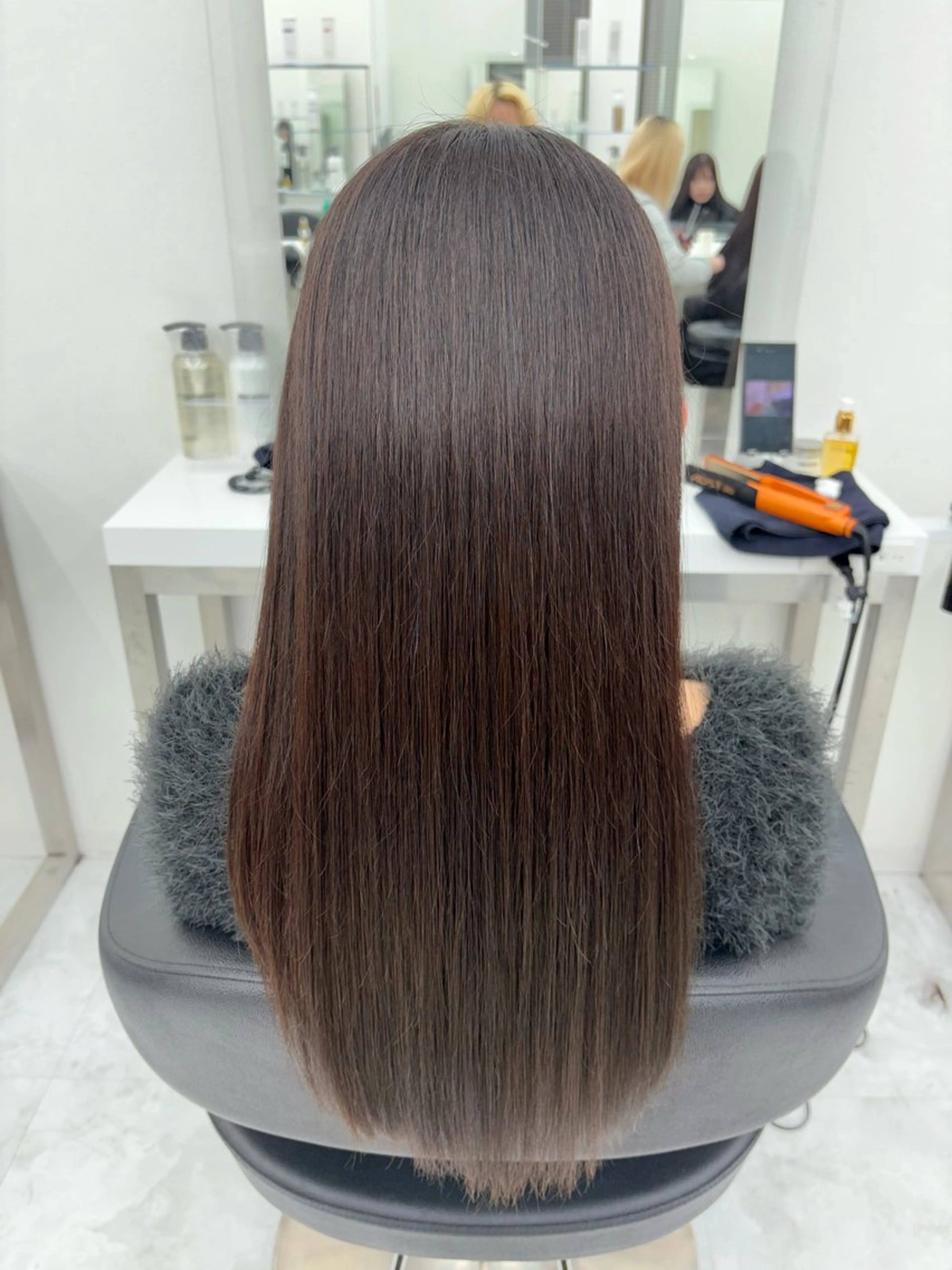 ロング ヘアカラー トリートメント 透明感カラー🍨🪞 ruriha🤍のヘアスタイル