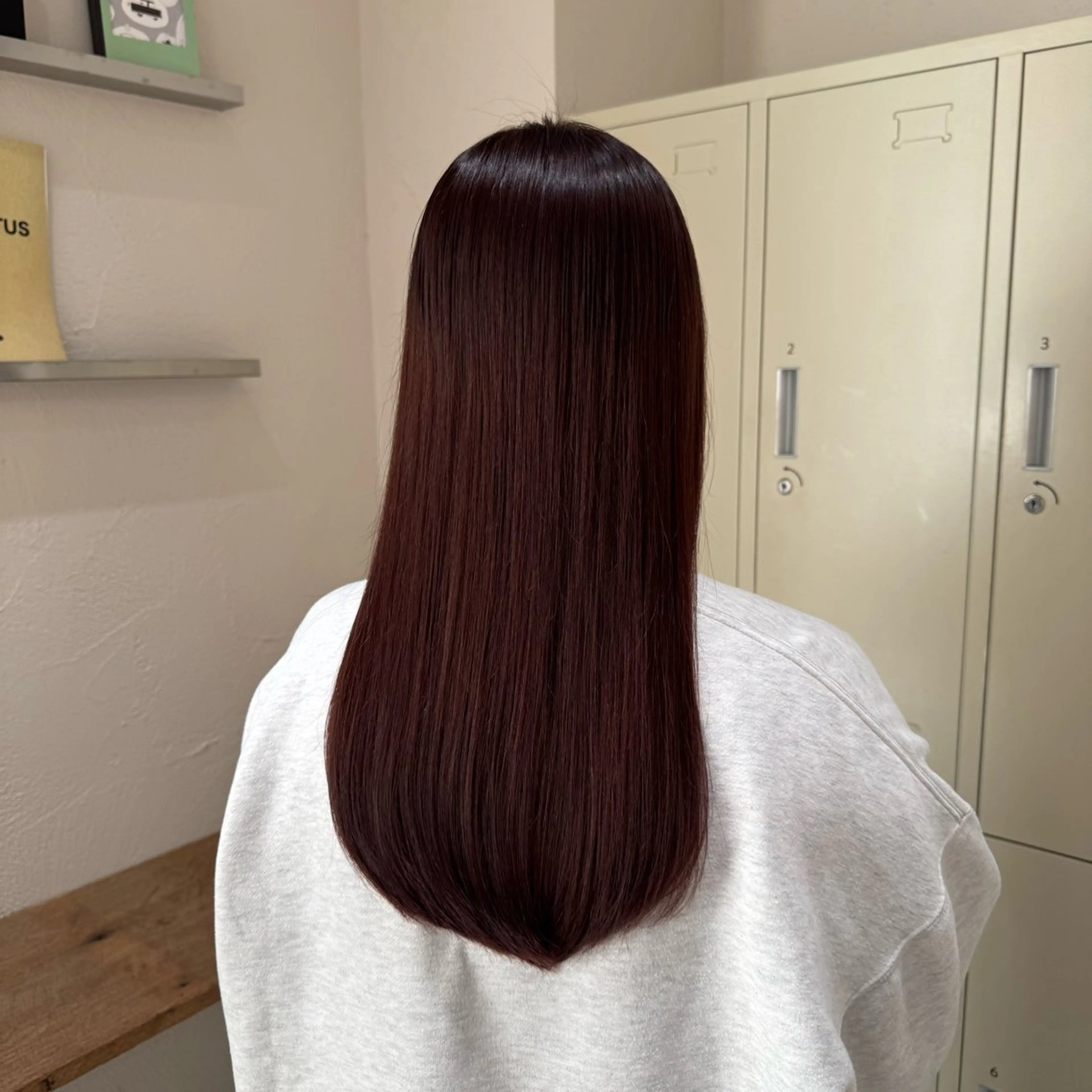 ロング カラー カット ヘアカラー トリートメント 村田 茉優のヘアスタイル