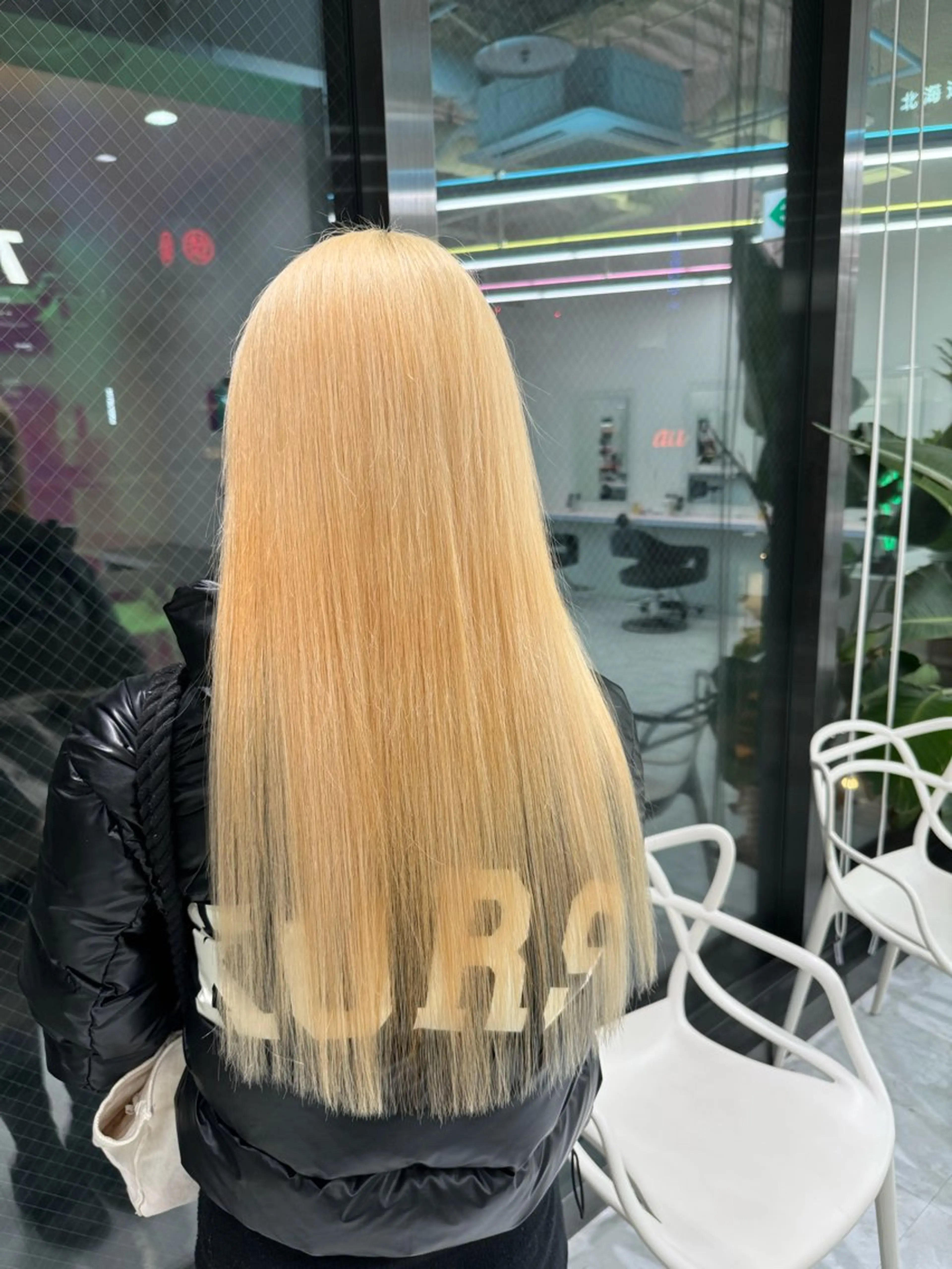 ロング カラー ブロンド ヘアカラー ヘッドスパ ヘアセット ♡ブリーチカラー♡ Mirioのヘアスタイル