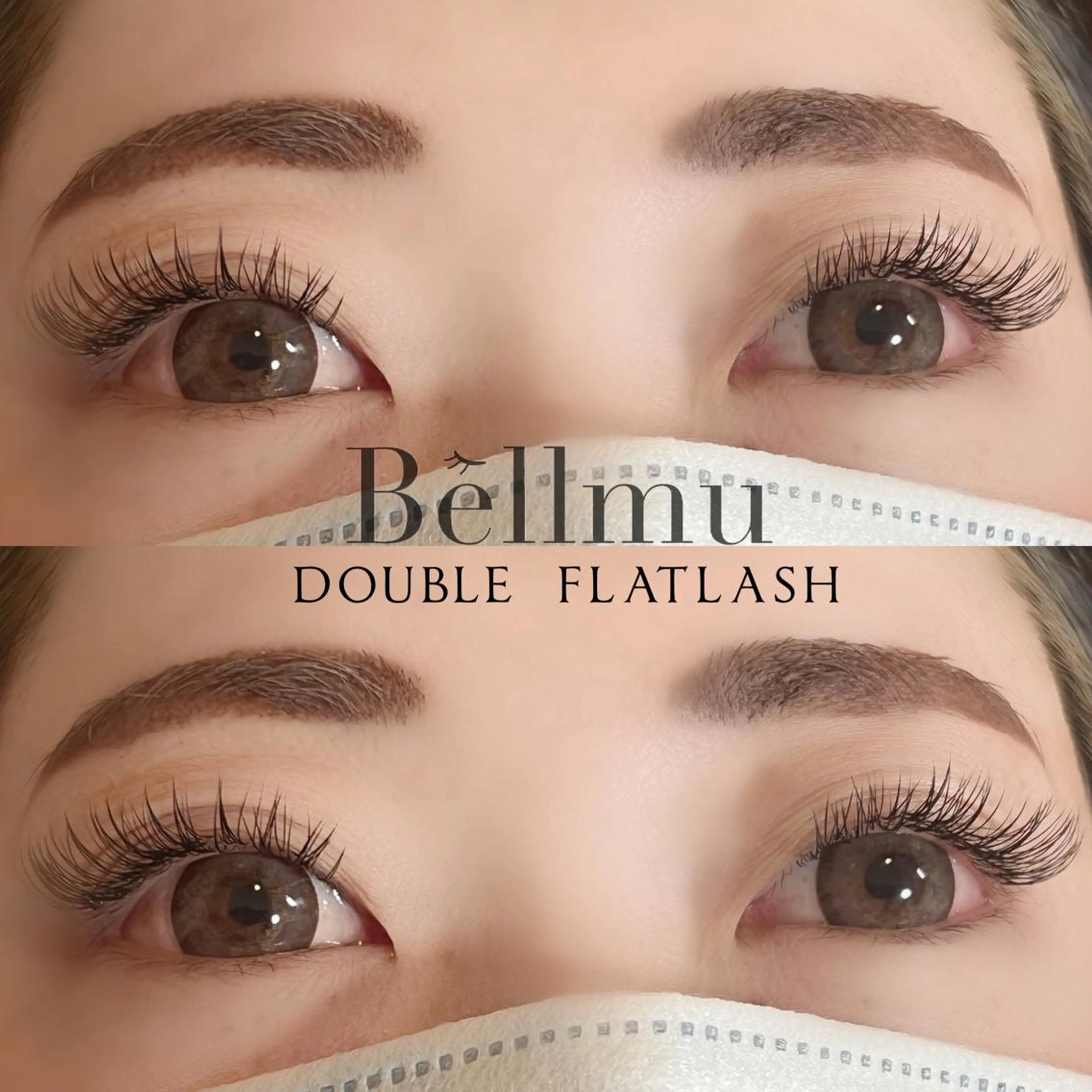 マツエク・マツパ フラットラッシュ 💈Bèllmu/ なんば/心斎橋🖤のマツエク・マツパデザイン