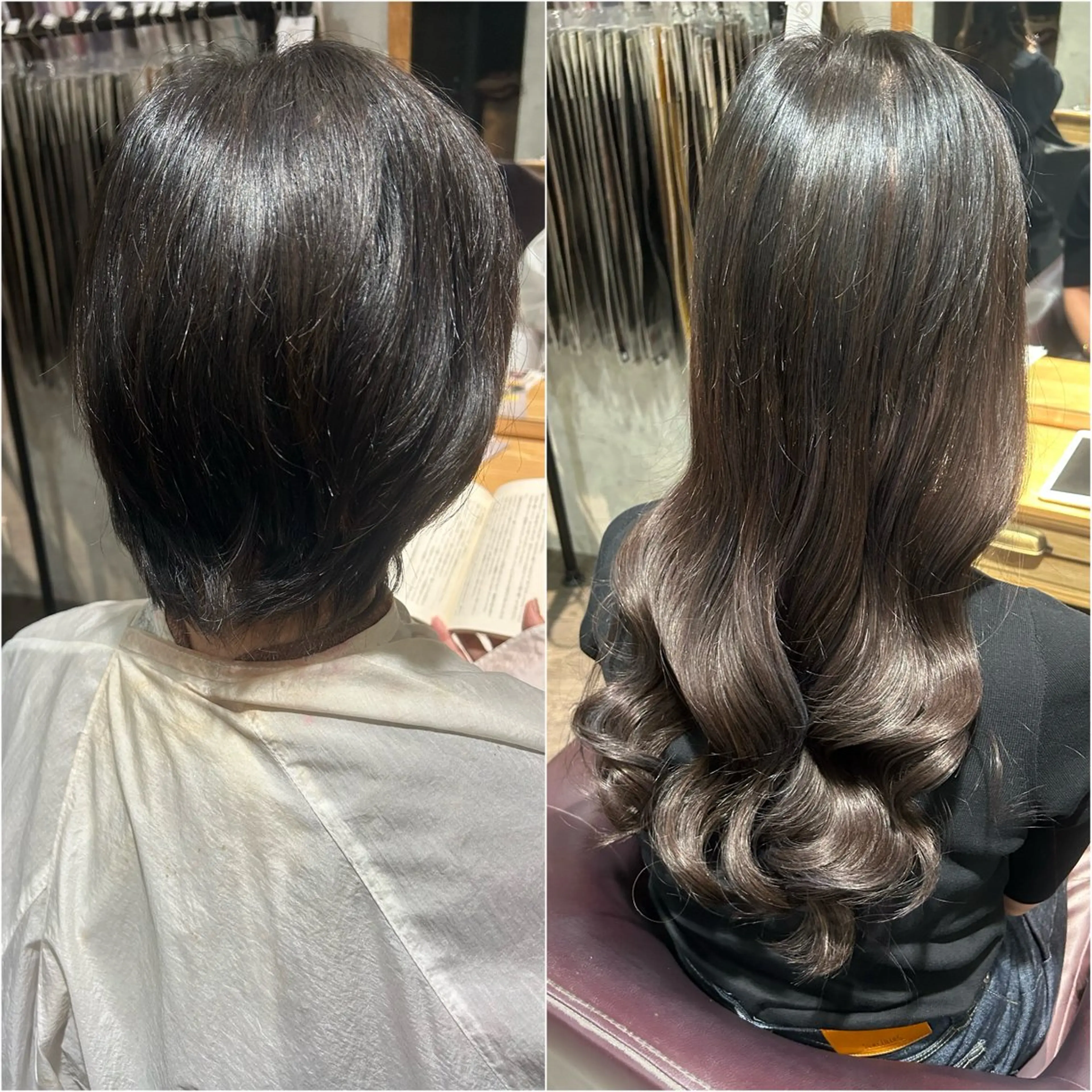 ロング エクステ エクステ パーソナルカラー 診断🍀マリンのヘアスタイル