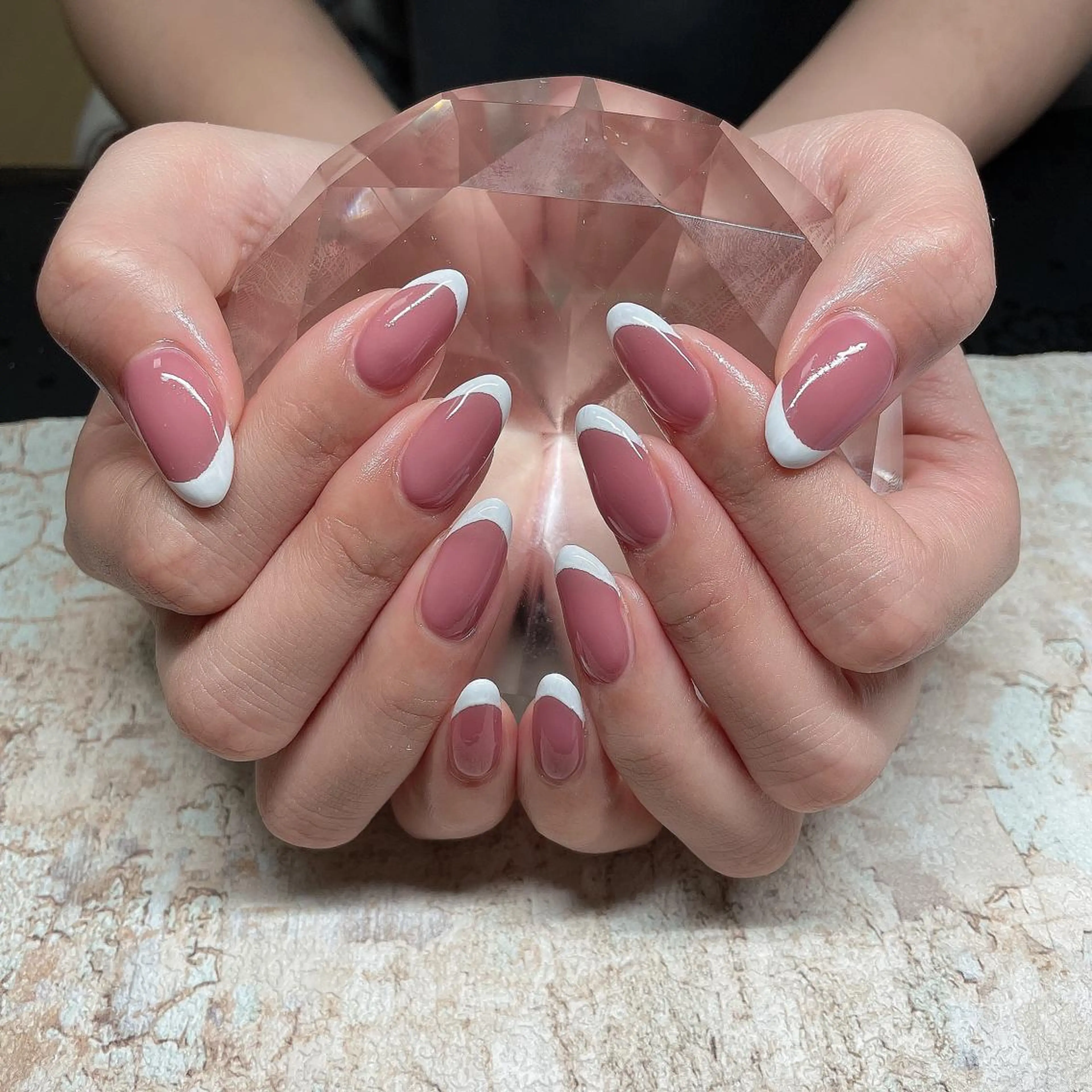 ネイル アートネイル フレンチネイル ジェルネイル グラデーション 韓国ネイル Nail room Bimano所属・Bimano seica♡+°のネイルデザイン