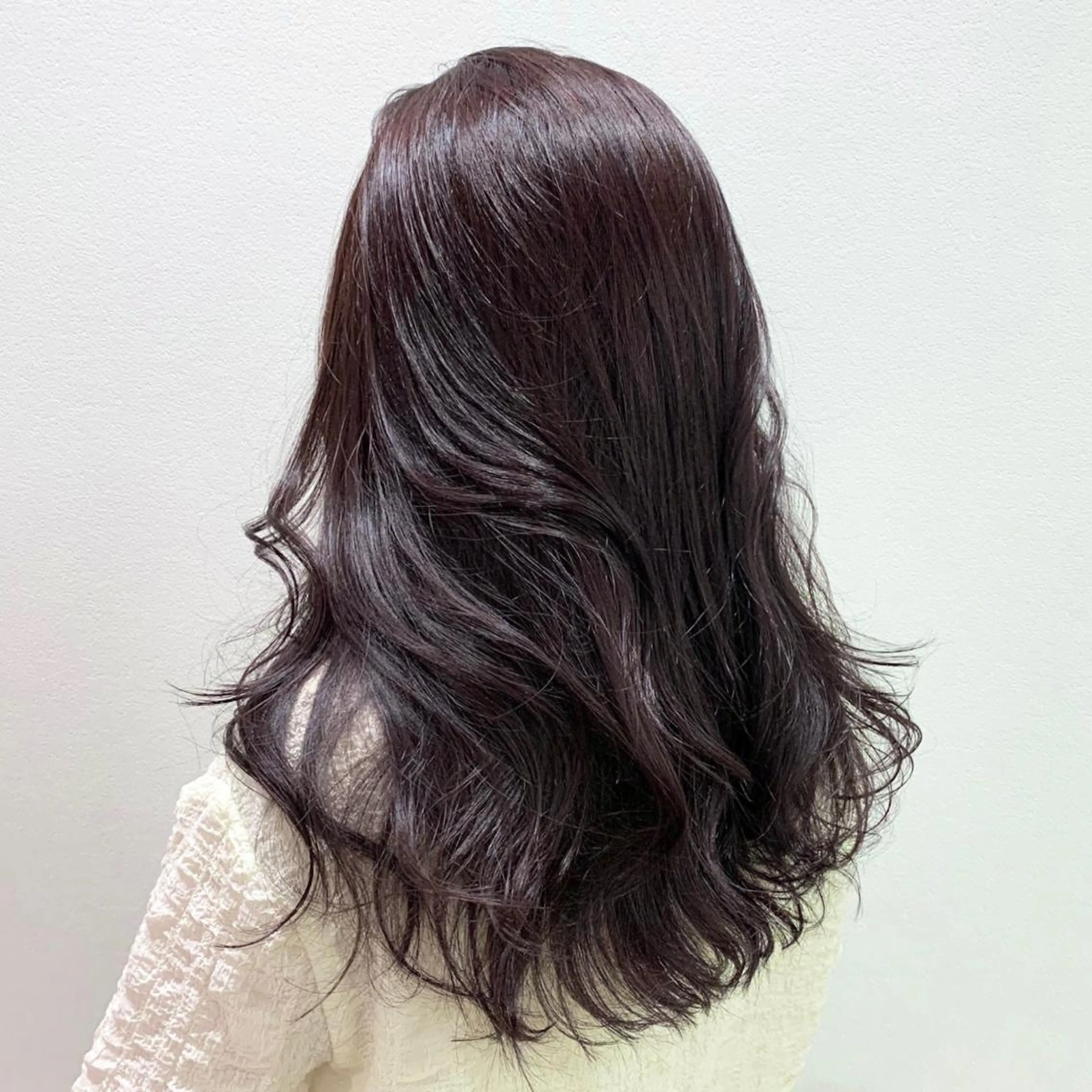 ロング カラー ヘアアレンジ キヨミ 韓国レイヤーカットのヘアスタイル