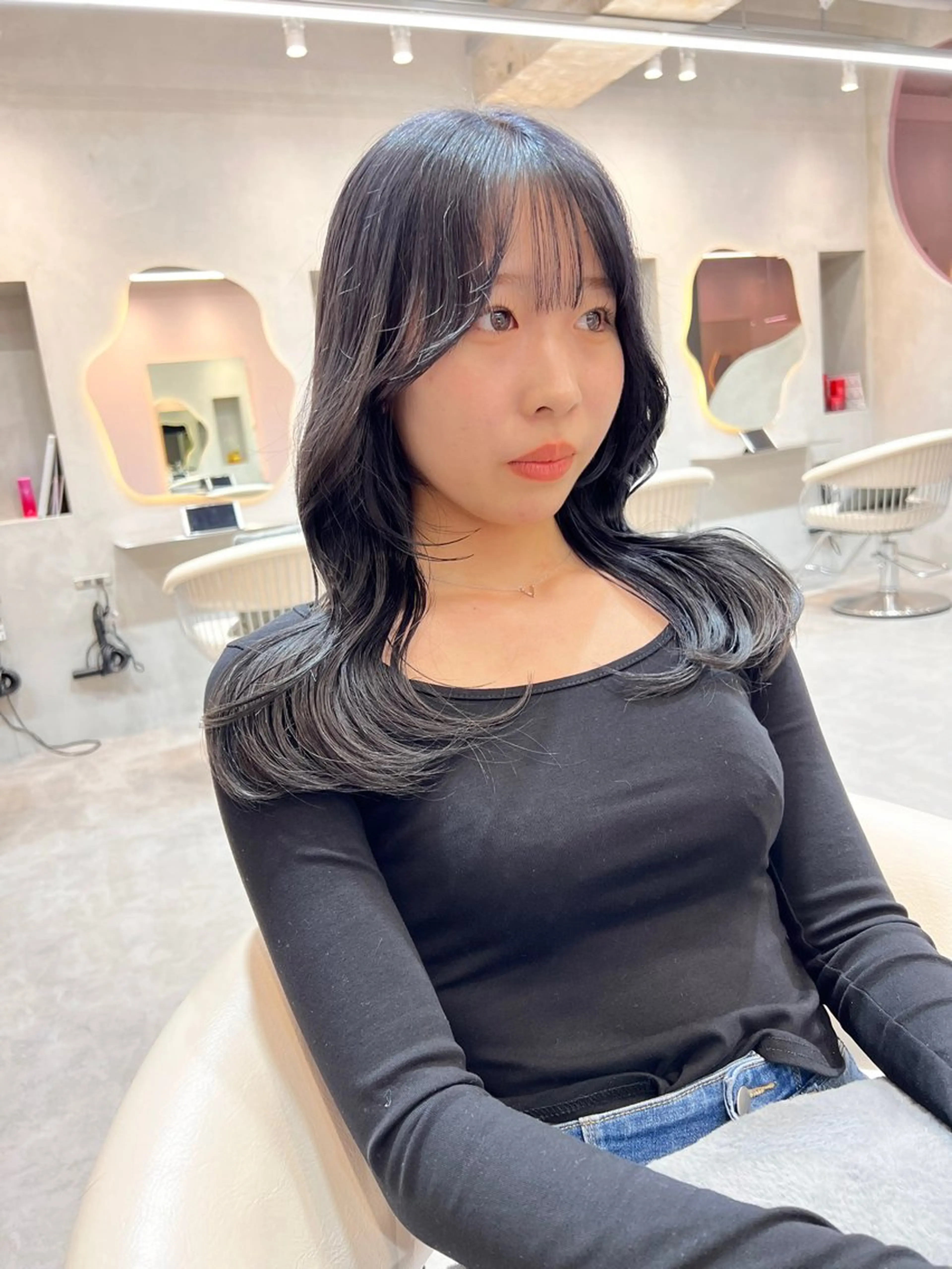 ロング カラー ヘアアレンジ 🇰🇷韓国メンズ 特化🇰🇷松永恭征のヘアスタイル