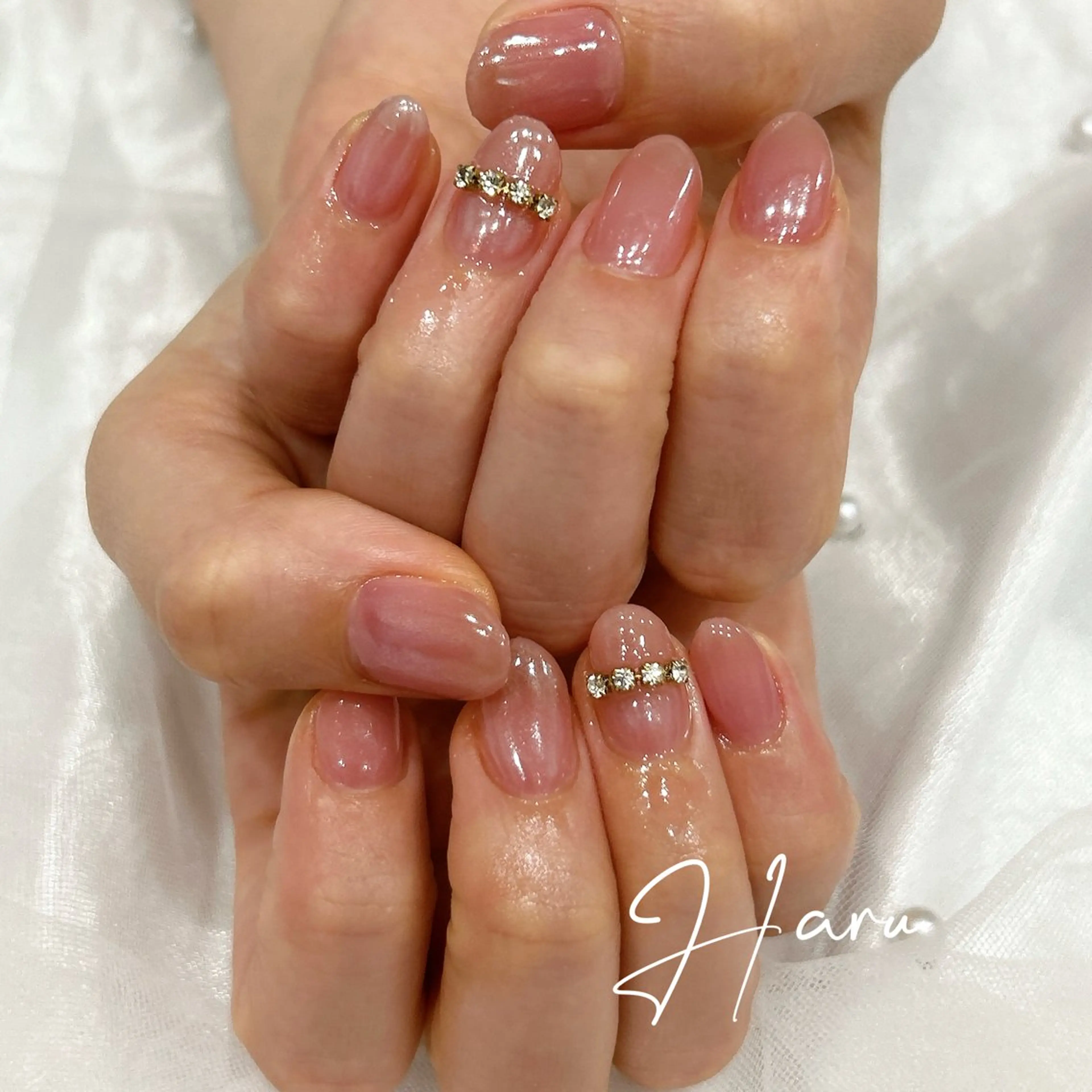 ネイル オフィスネイル ハンドネイル Haru .mのネイルデザイン