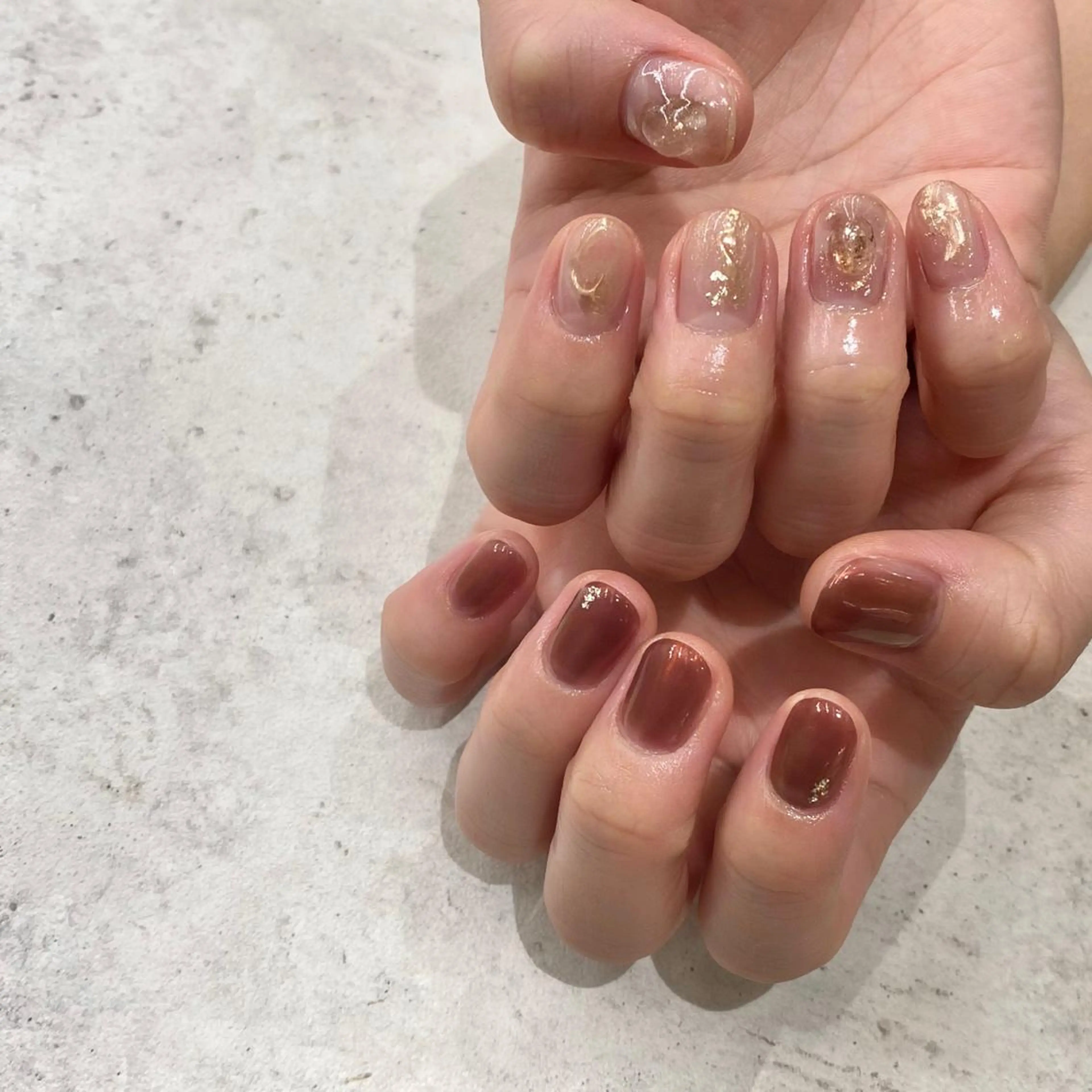 ネイル ハンドネイル Yuriko Omi パラジェル/渋谷のネイルデザイン