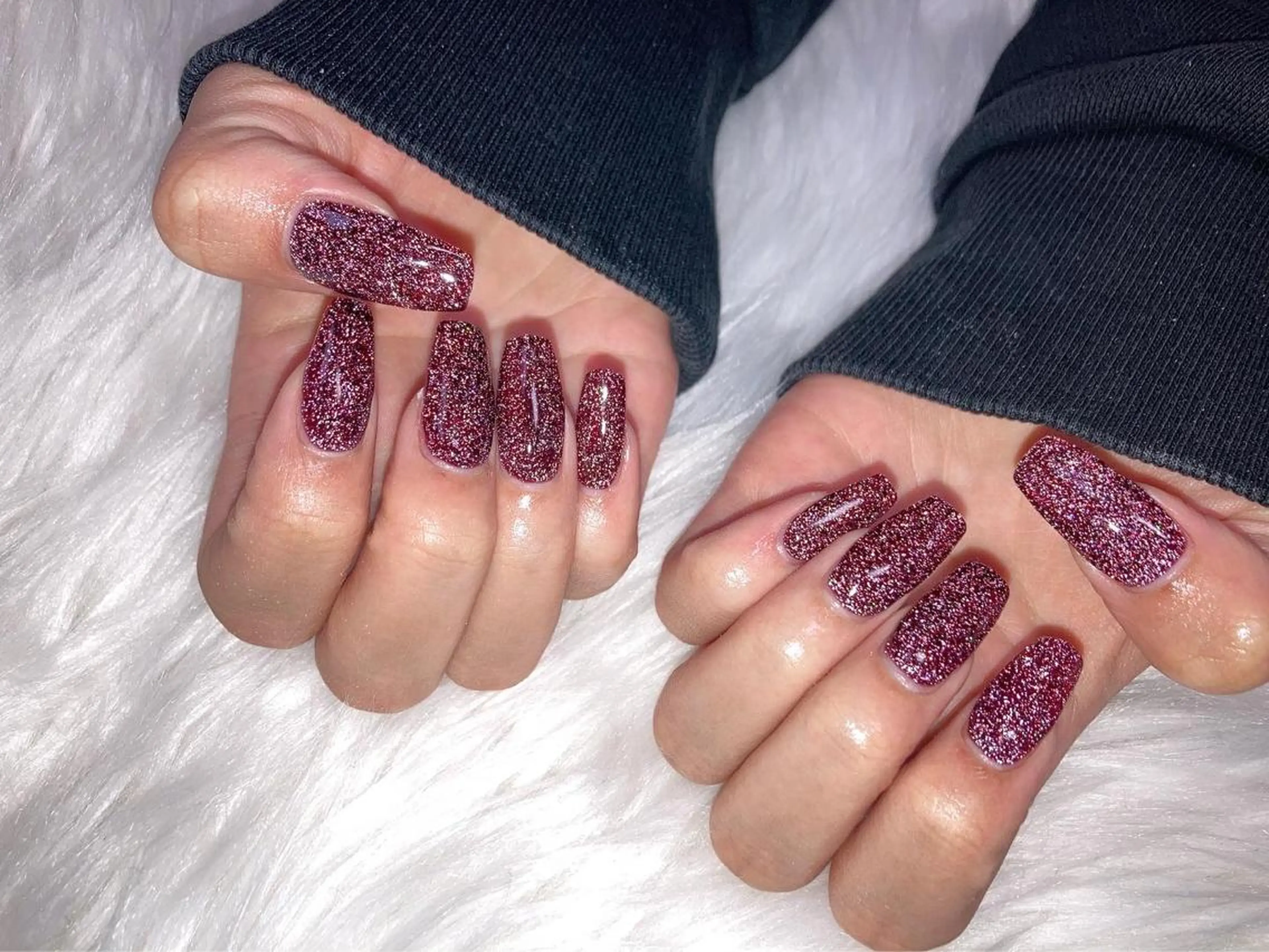 ロング ネイル 長さ出し フラッシュネイル nail yukkoのネイルデザイン