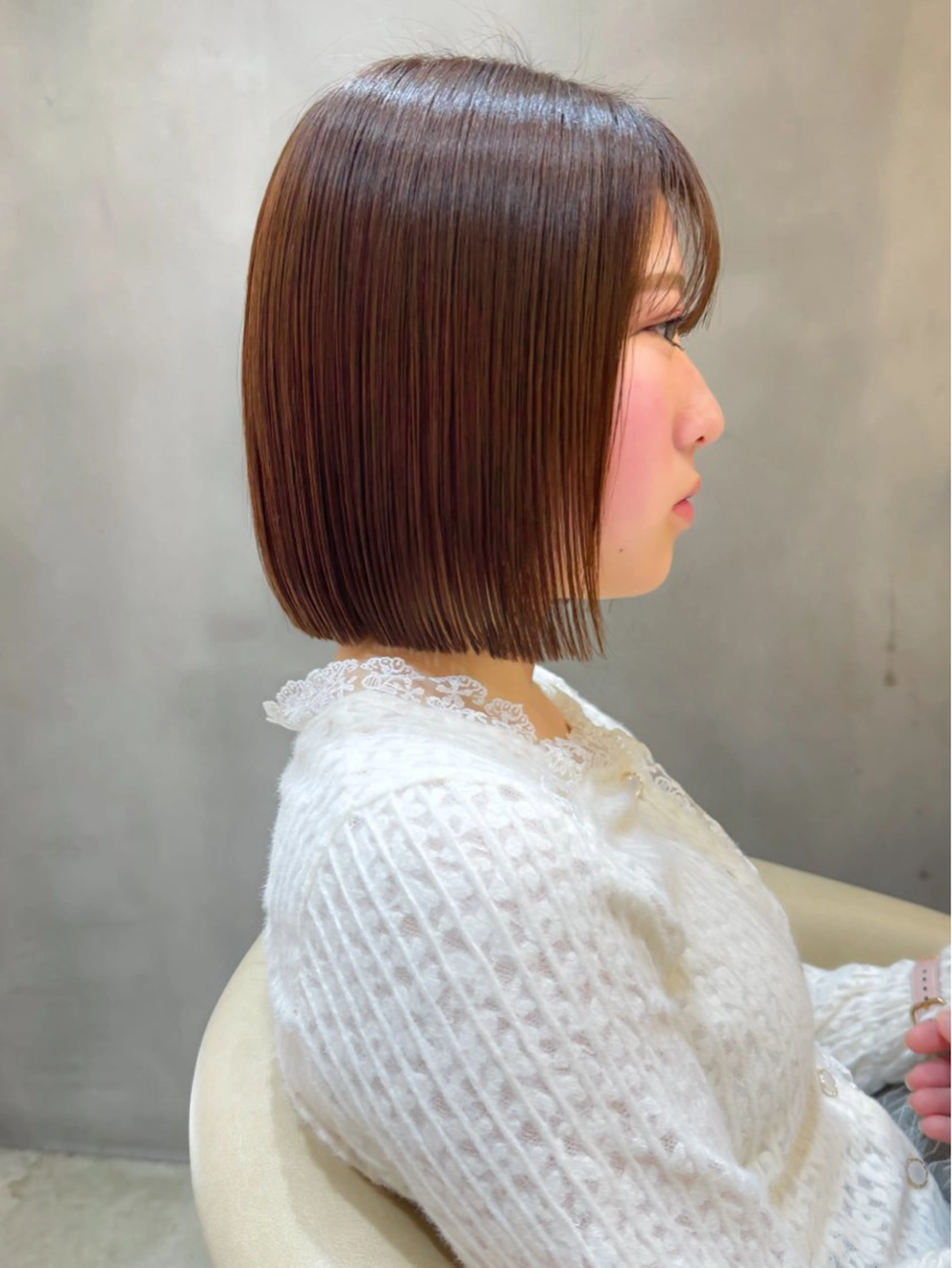 ショート カット ヘアカラー トリートメント 🌹ボブ/髪質改善 韓国レイヤー🌹澤口のヘアスタイル