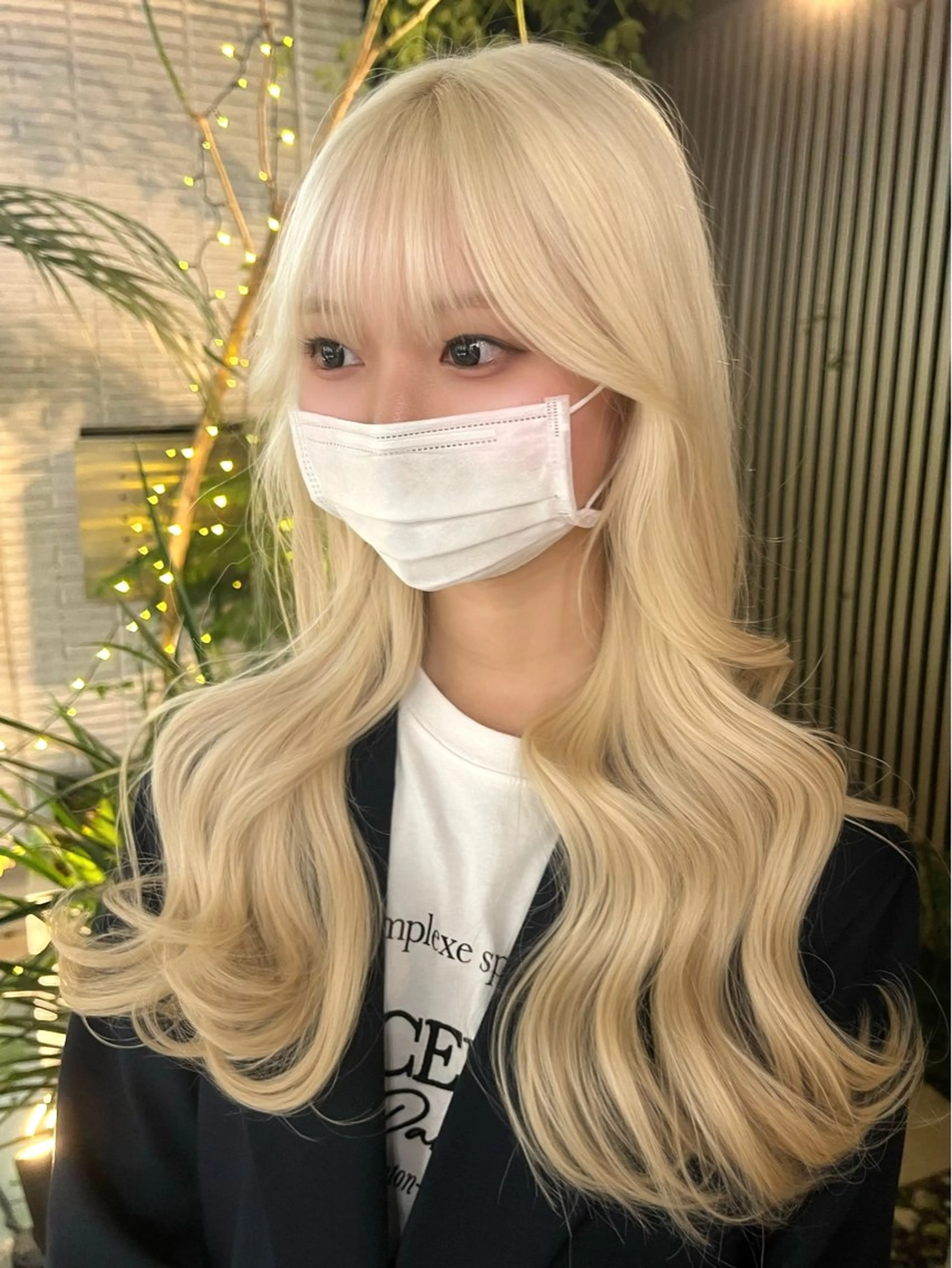 ロング カラー カット ヘアカラー トリートメント belle 表参道 terrace所属・抜きっぱなしブロンド /ハイトーン/カナタのヘアスタイル