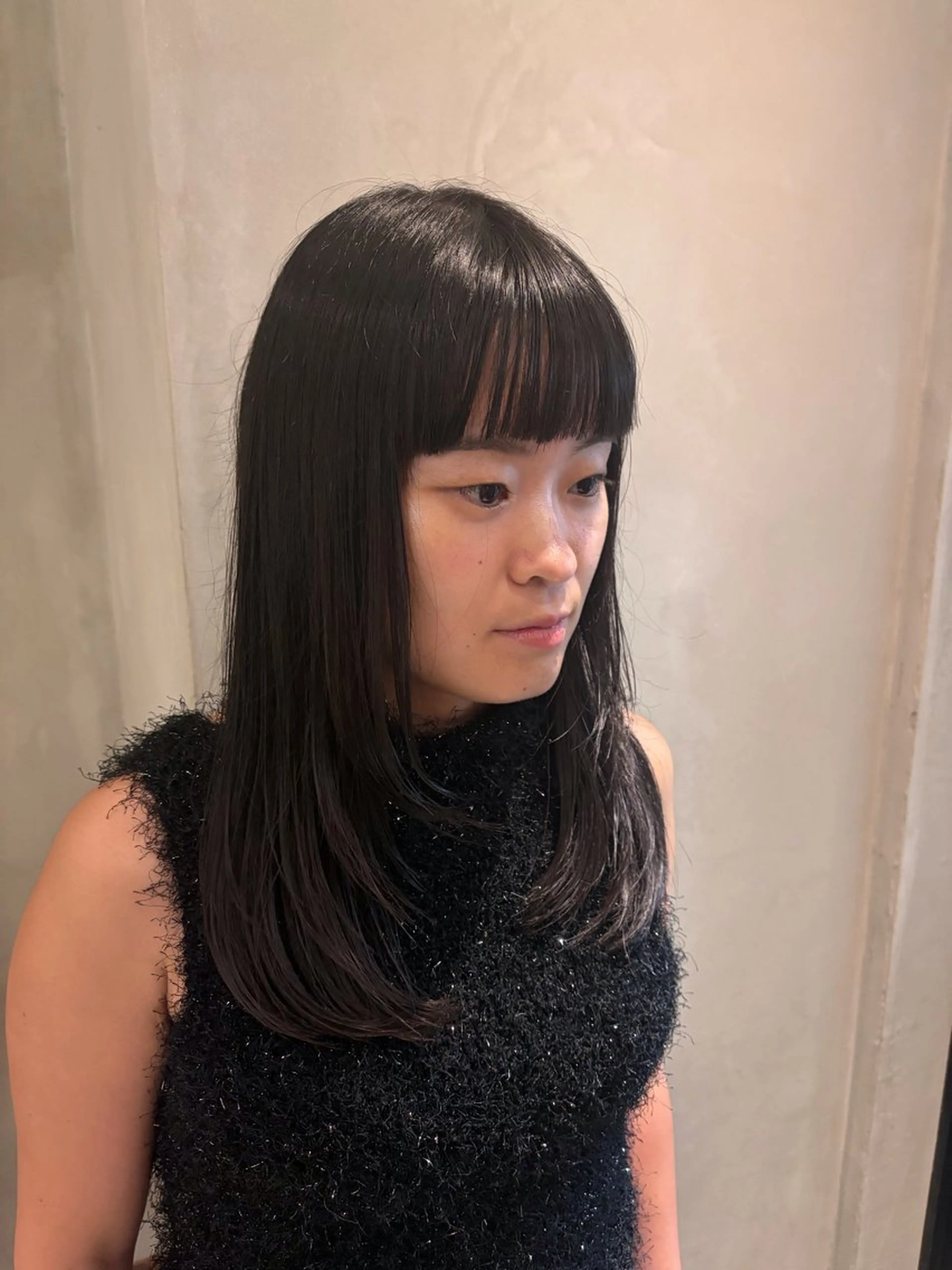 セミロング カット 新宿/カット/ 縮毛矯正/かずまのヘアスタイル