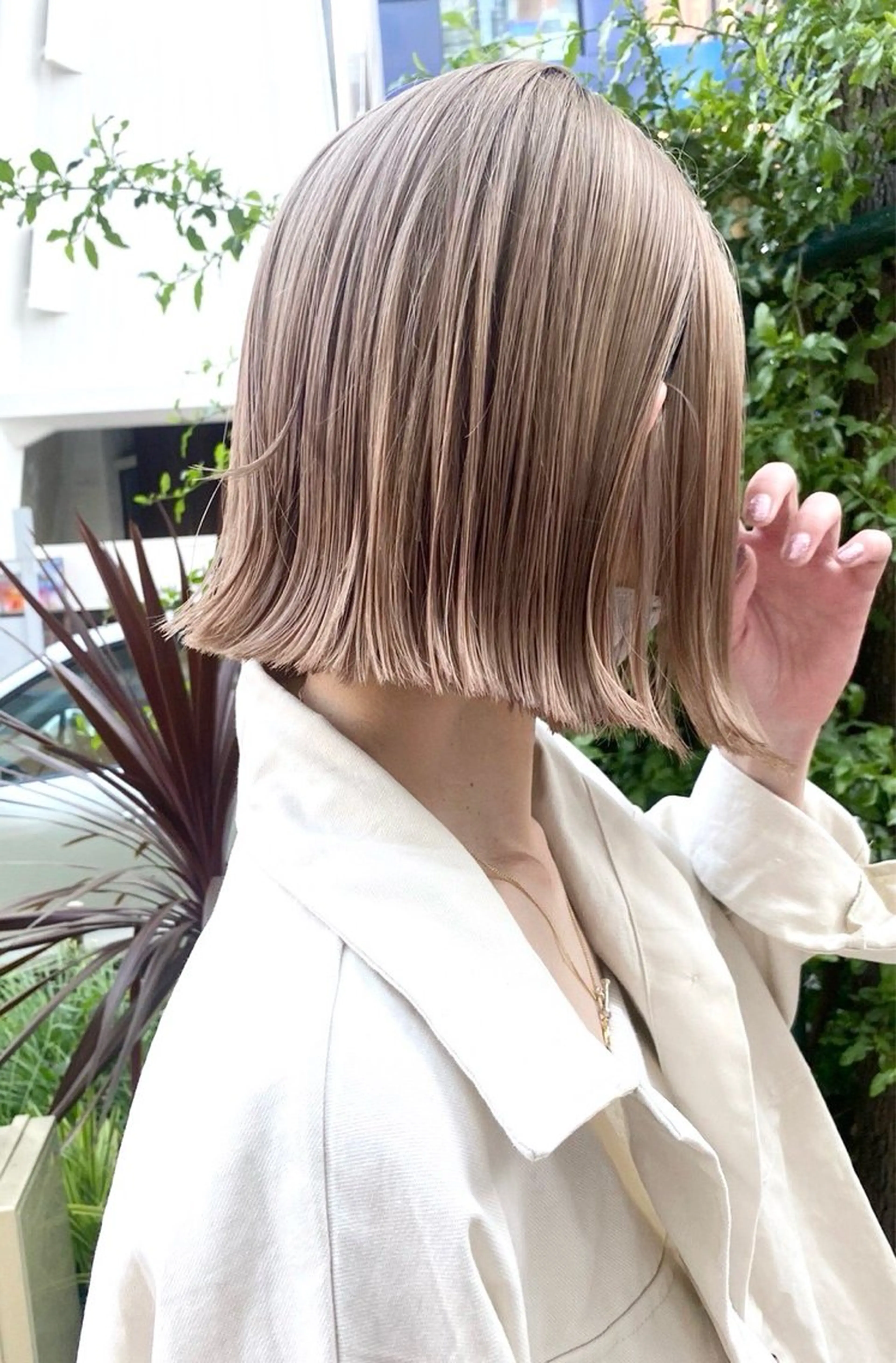 ショート カット ヘアカラー トリートメント ⭐️ ハイトーン 美髪矯正 ⭐YUKIのヘアスタイル