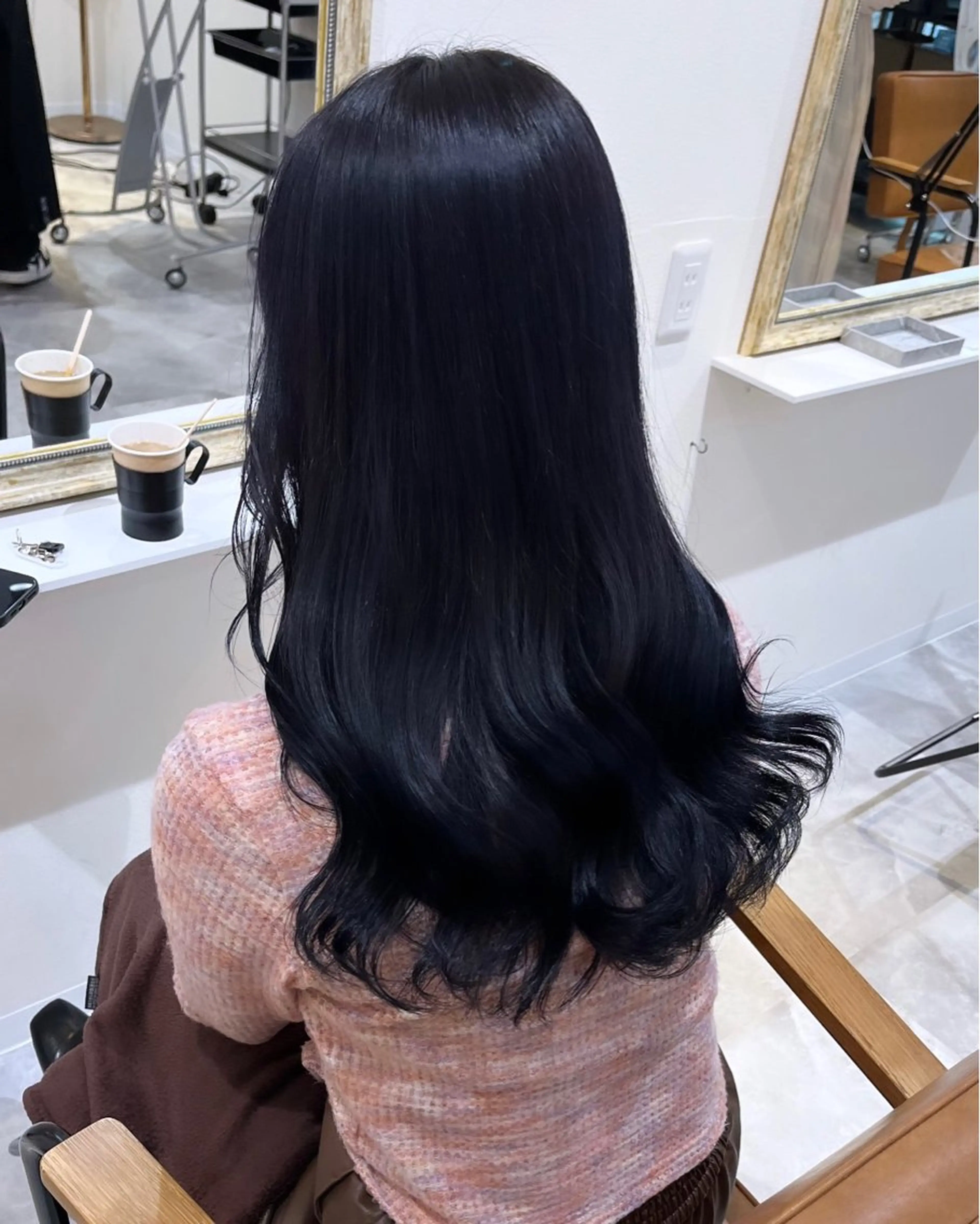 ロング カラー ヘアカラー トリートメント 梅田/髪質改善カラー ❄︎ mikiのヘアスタイル