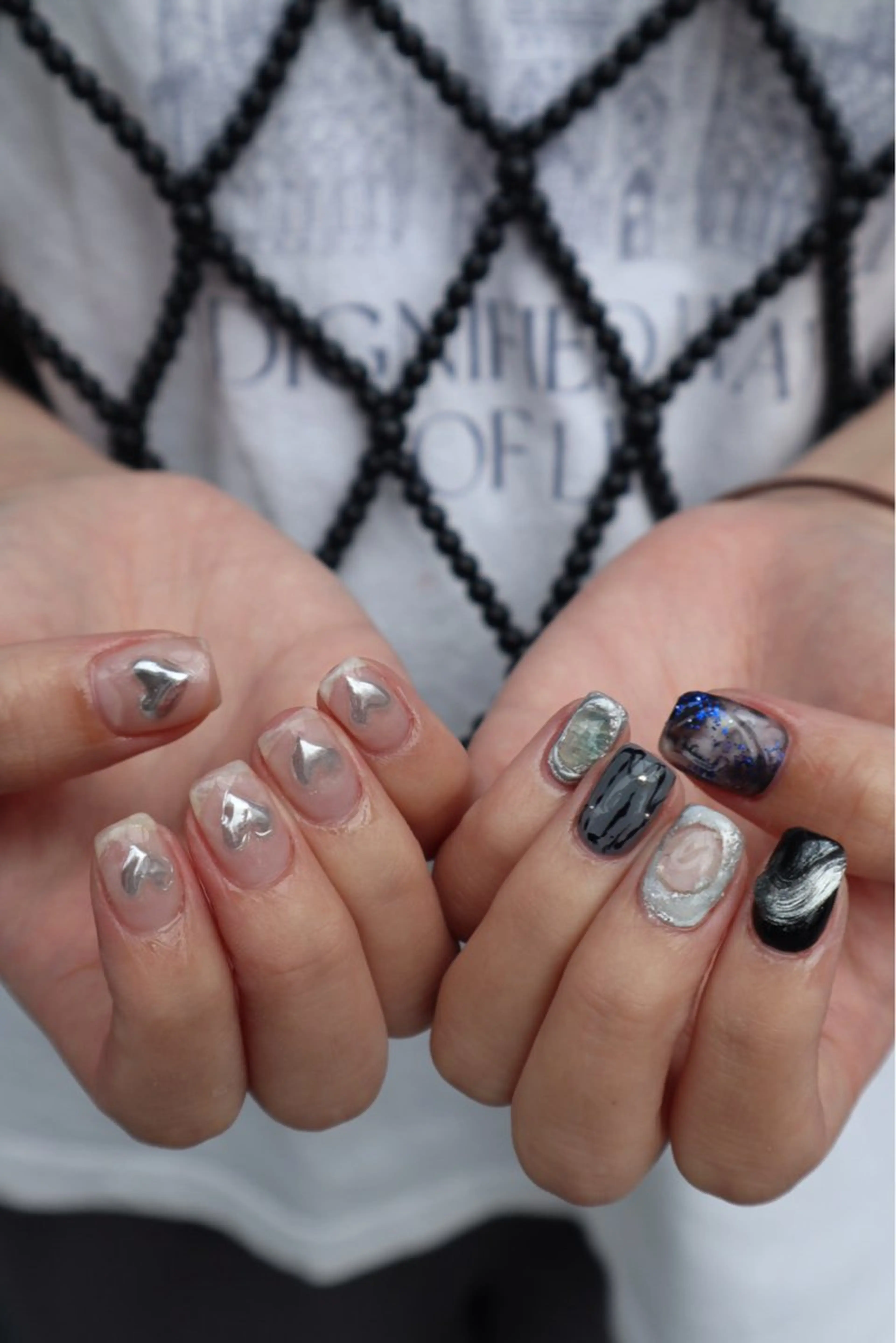ネイル クリアネイル ハンドネイル sister  mohawk所属・chika ／ nailのネイルデザイン