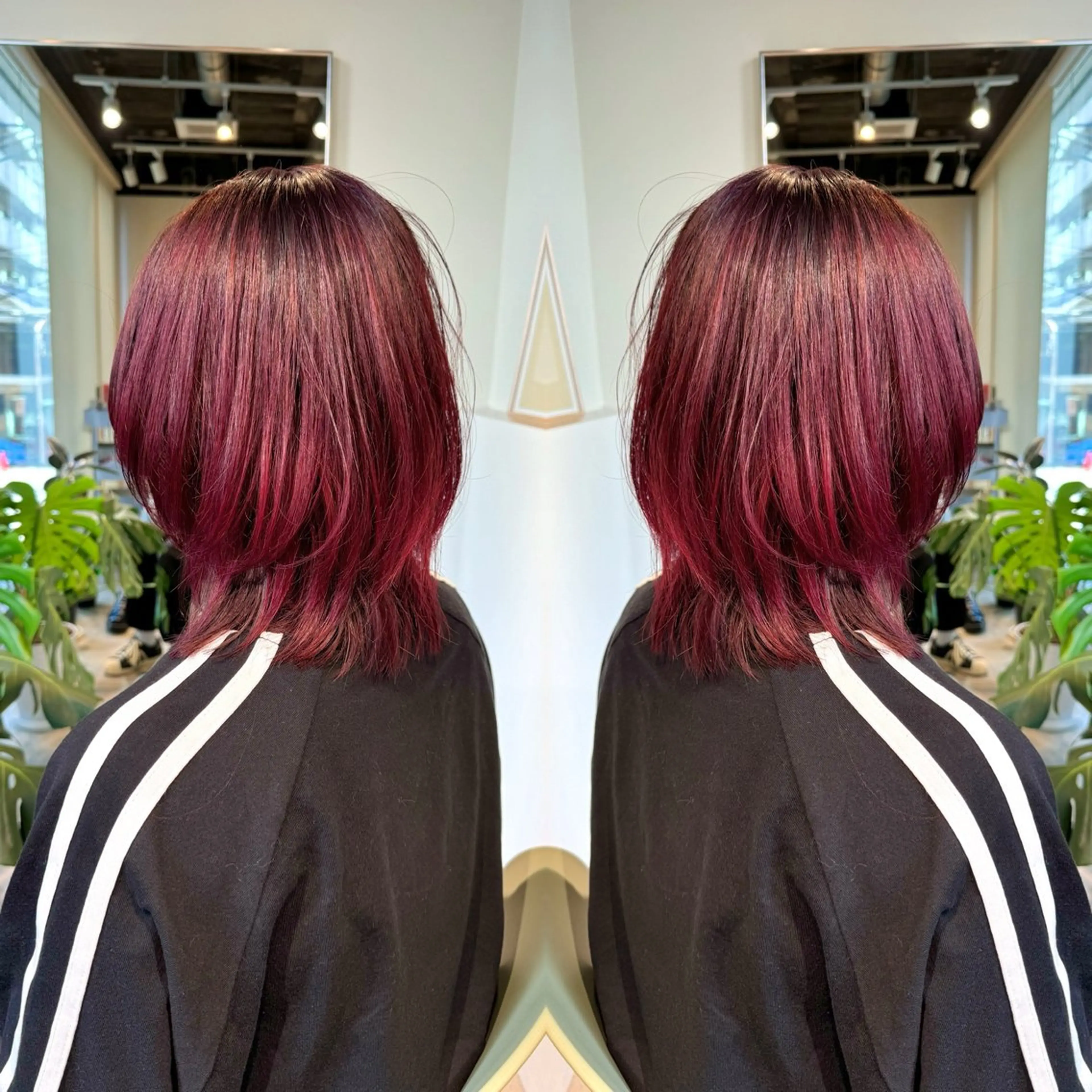 ショート カラー アディクシーカラー アッシュ ベージュカラー ボルドーカラー グレージュ eto所属・髪質改善スペシャリス ト長尾勇弥/梅田中津のヘアスタイル