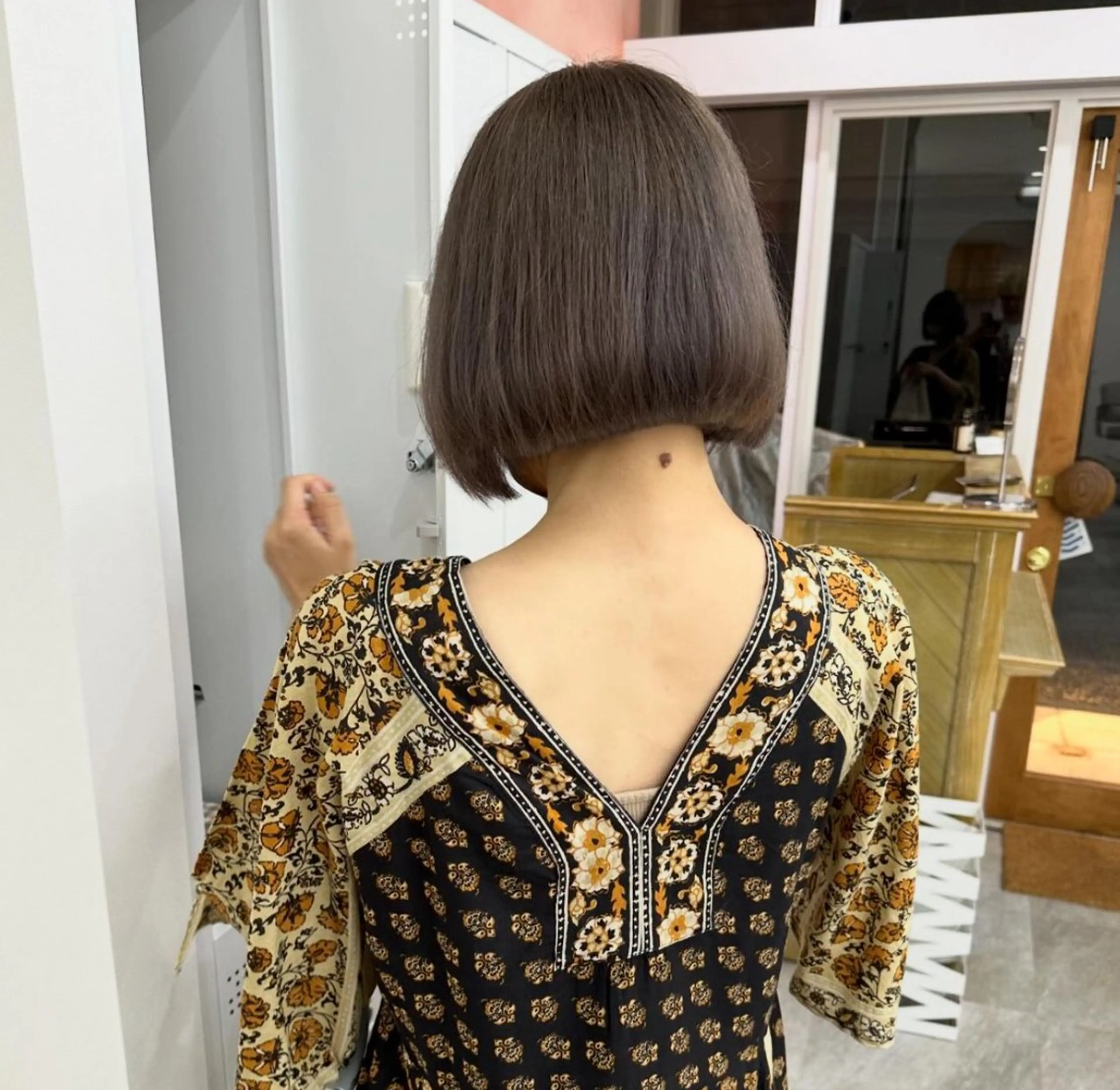 ミディアム カラー ヘアカラー トリートメント ベージュ⟡˖ブリーチ ˖ ࣪⊹あずきのヘアスタイル