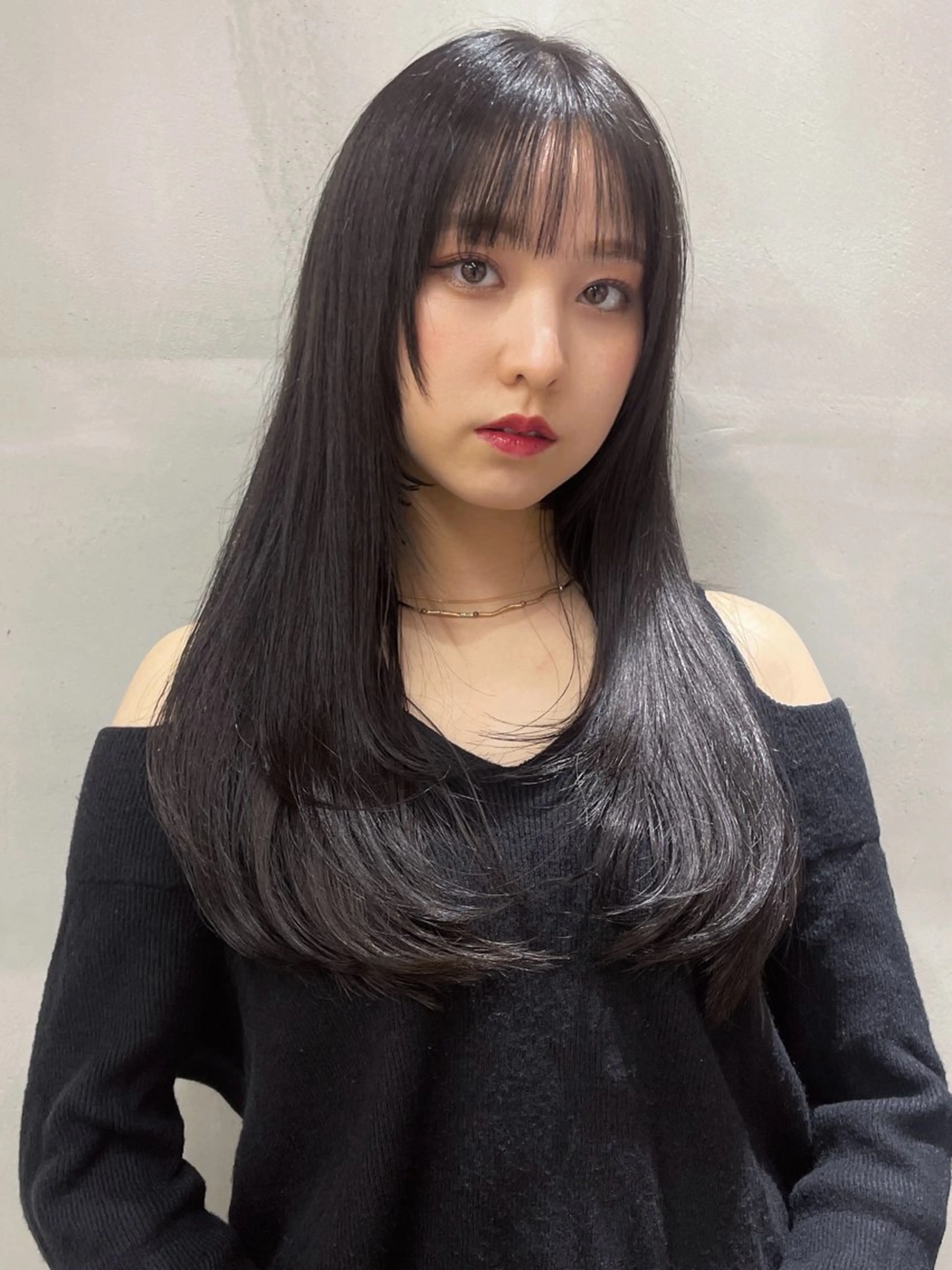🇰🇷韓国風似合わせカット＋艶カラー＋髪質改善1stepトリートメント💎の写真
