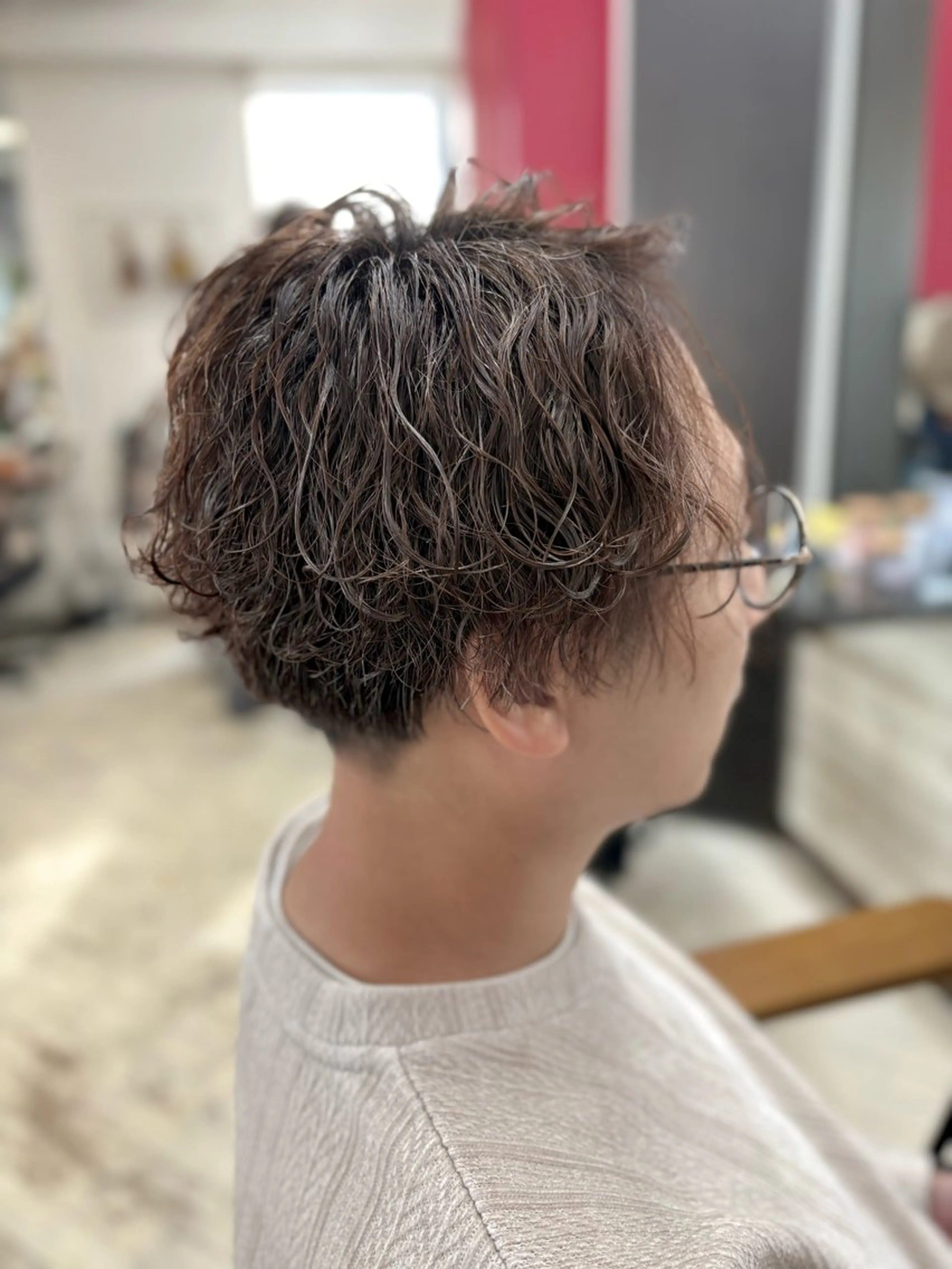 ショート パーマ メンズ特殊パーマ/ 似合わせカットのヘアスタイル