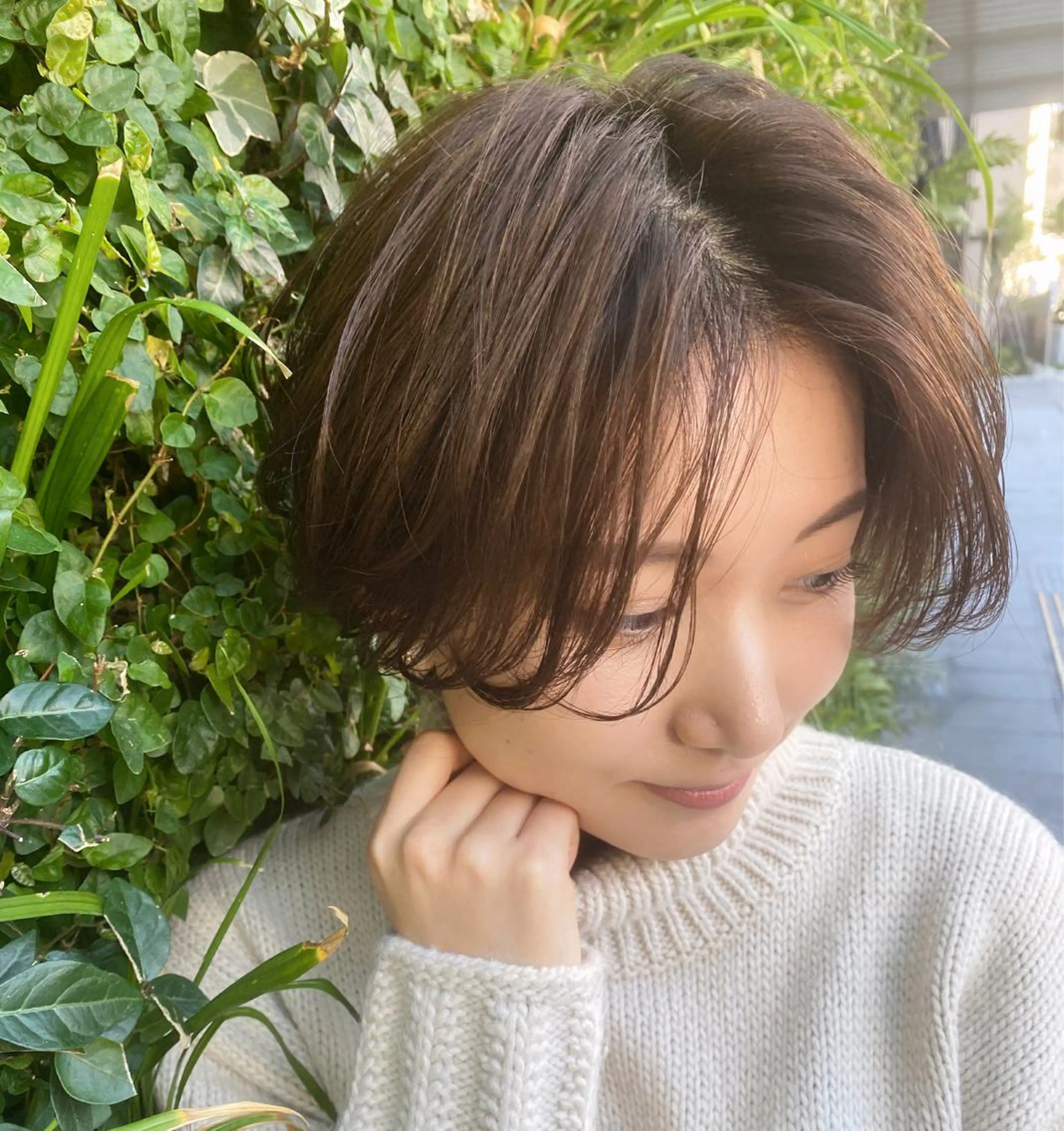 ショート ハンサムショート ショートヘア カット ヘアカラー トリートメント 山崎 雄太のヘアスタイル
