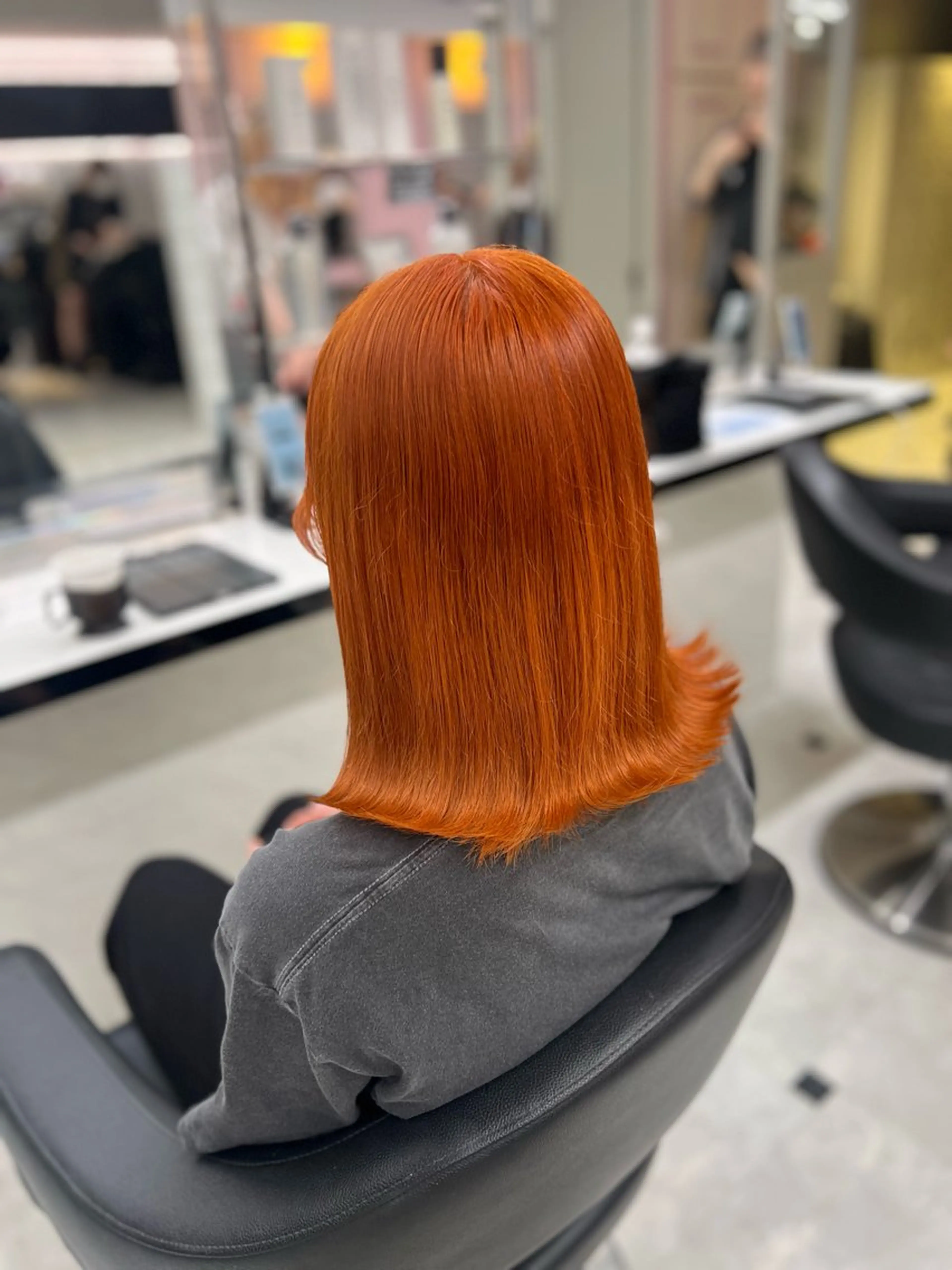 ミディアム ヘアアレンジ ヘアカラー トリートメント ヘッドスパ ヘアセット 💕ブリーチカラー☁ 髪質改善💖サワのヘアスタイル