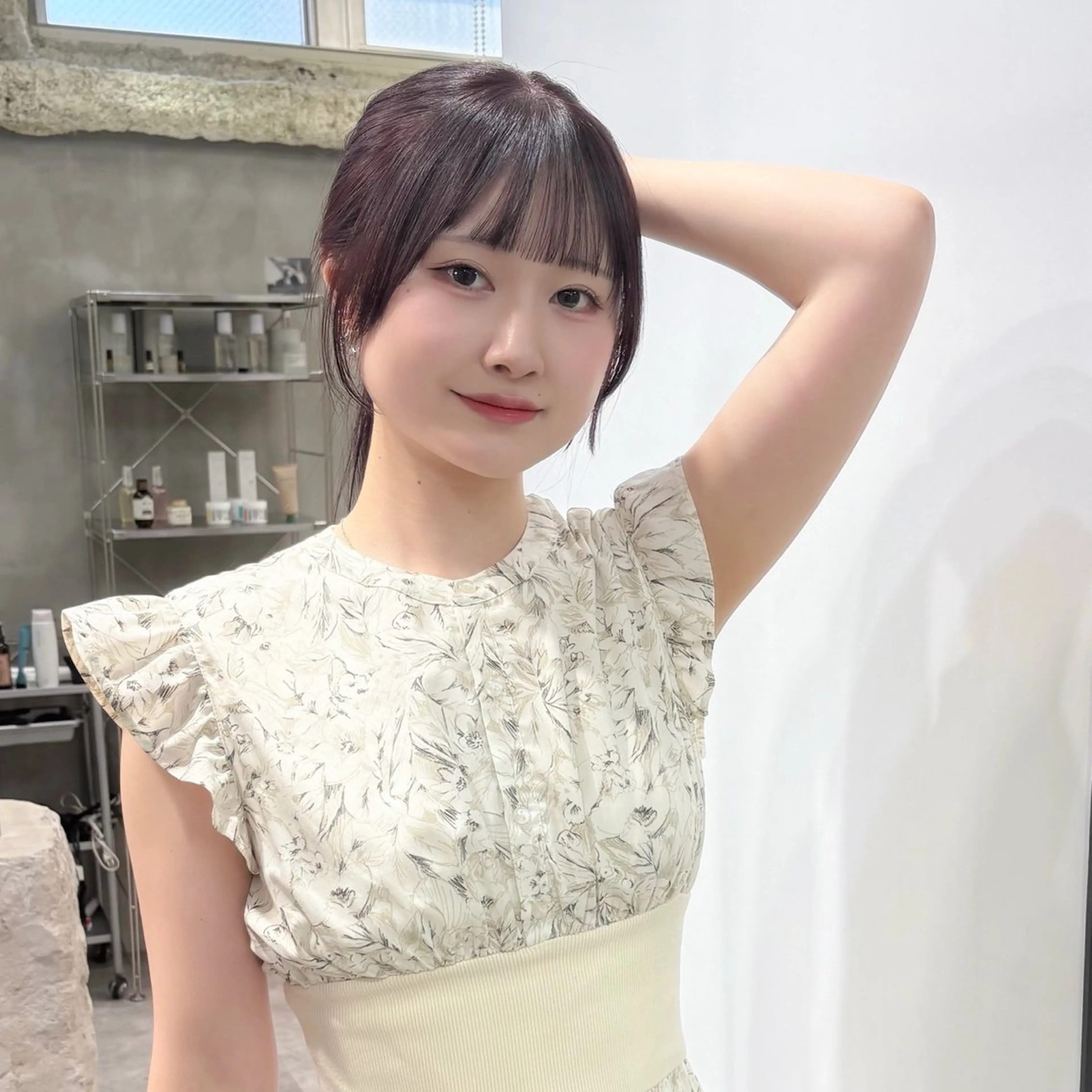 セミロング カラー カット ヘアカラー 縮毛矯正 The Path ARENのヘアスタイル