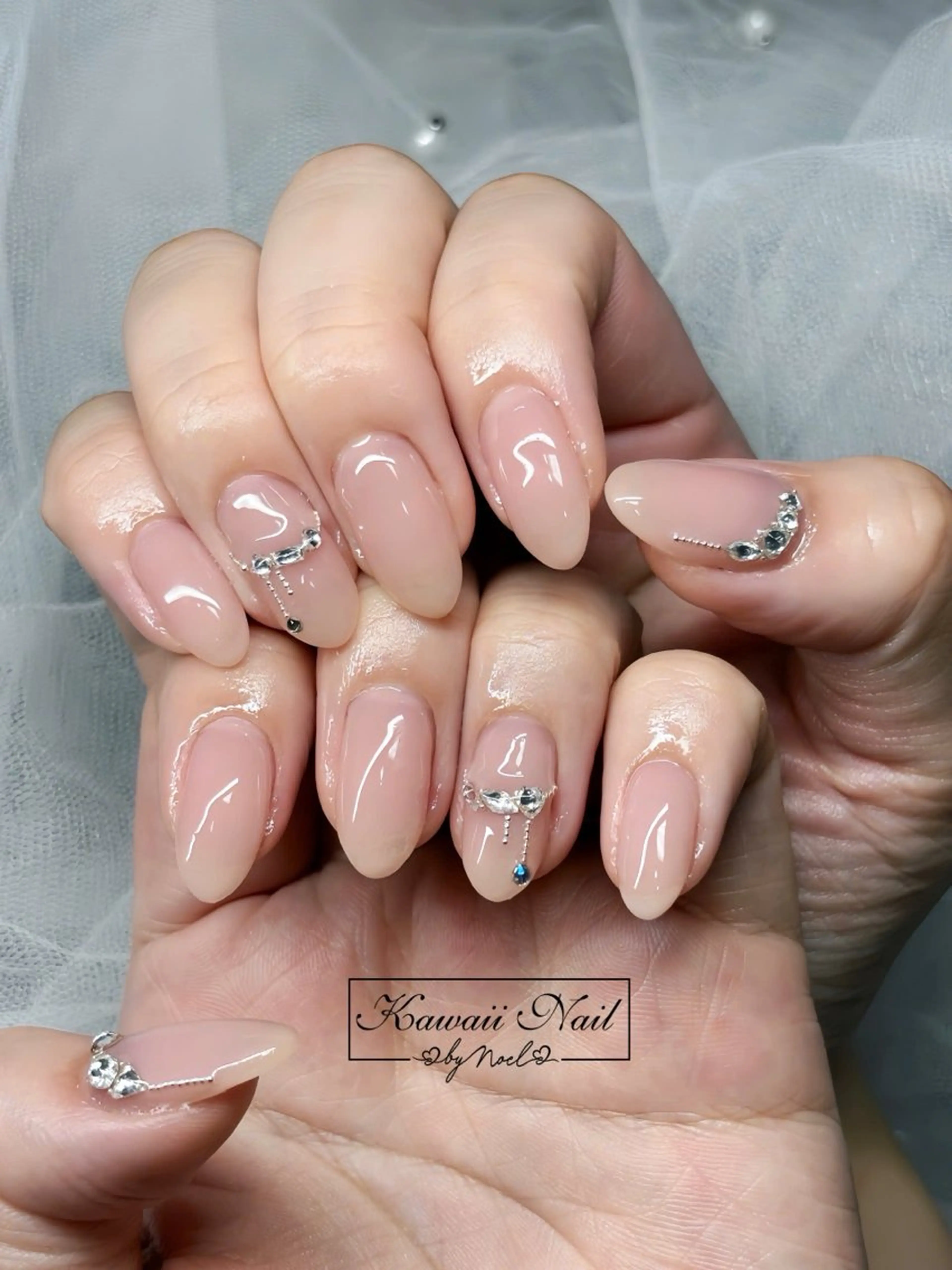 ネイル アートネイル フットネイル フレンチネイル ジェルネイル 韓国ネイル ハンドネイル Kawaii Nail Salon所属・Kawaii-jp Tomisatoのネイルデザイン
