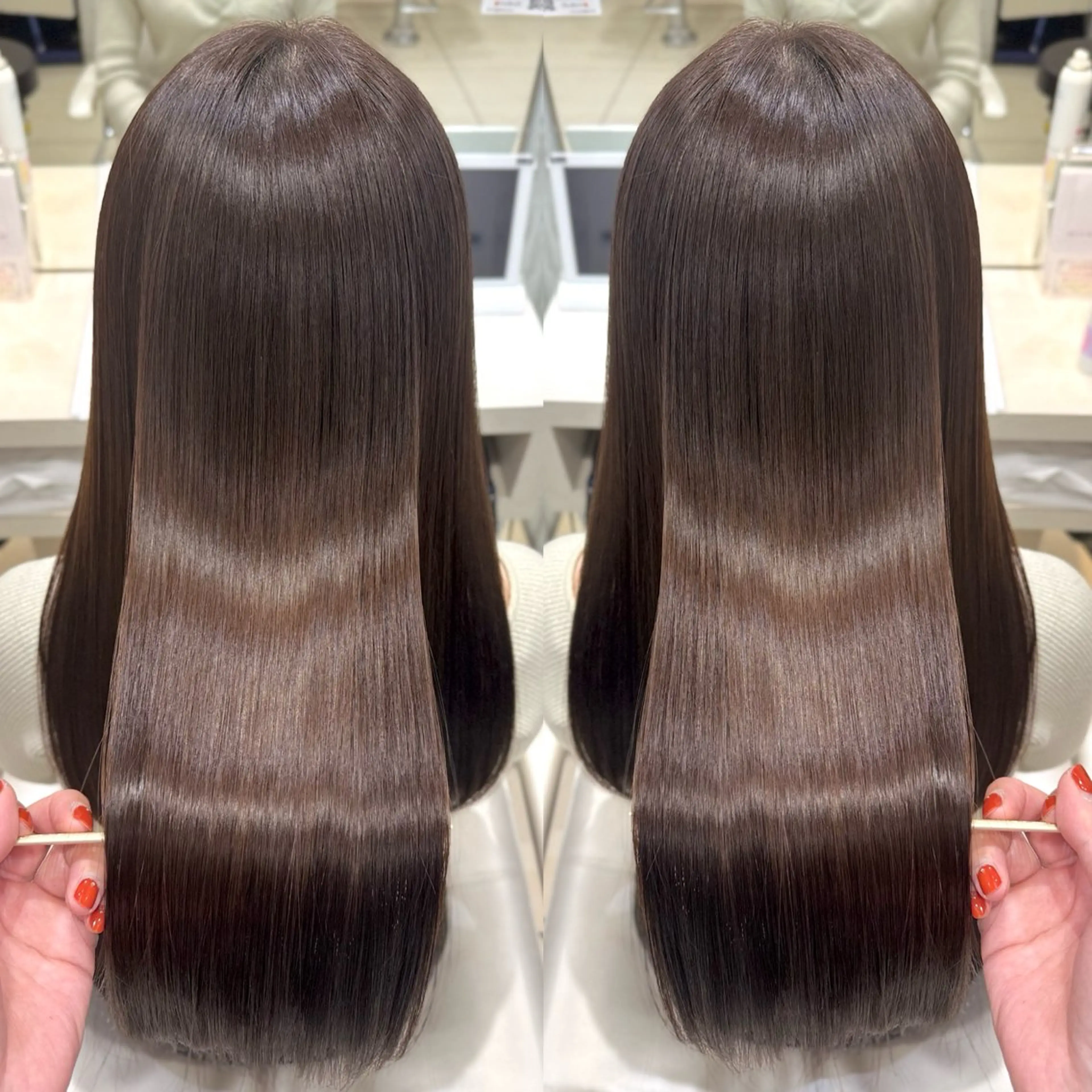 ロング カット ヘアカラー 💎髪質改善特化/ 町田莉彩💎のヘアスタイル