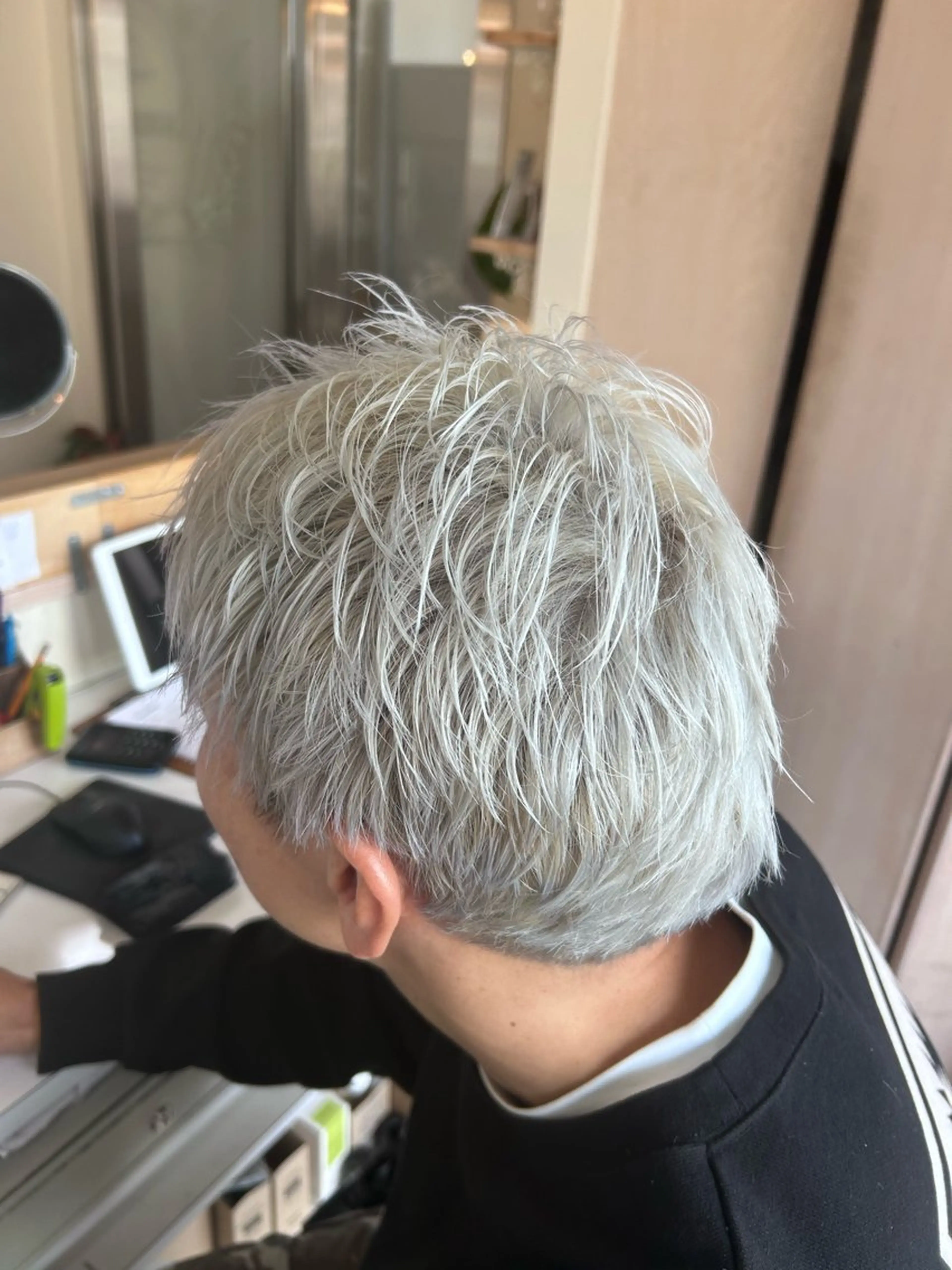 カラー メンズ 🍑暖色/ヘアセット NANOHA🍑のヘアスタイル