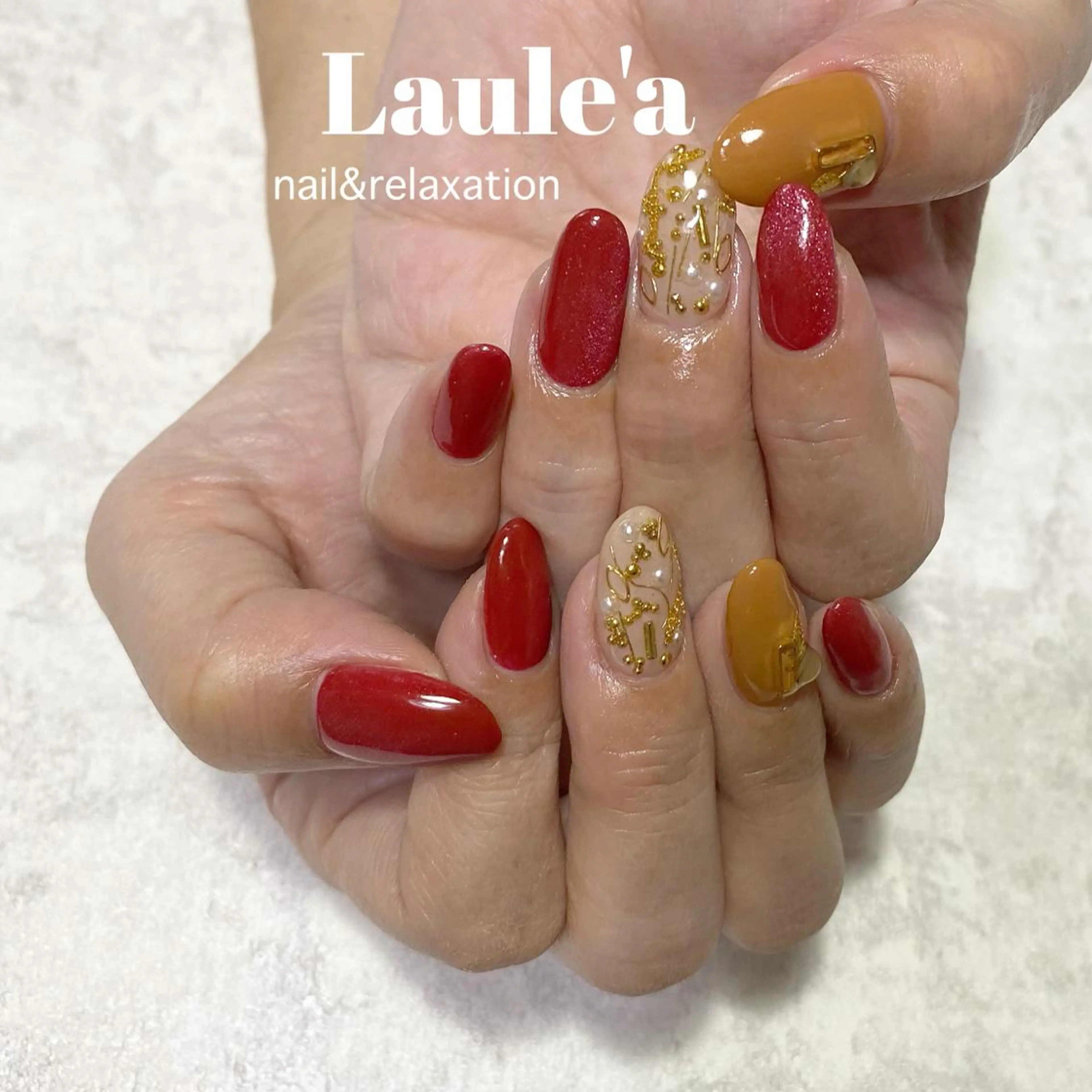 ネイル ジェルネイル マグネットネイル ハンドネイル Nail yuriのネイルデザイン