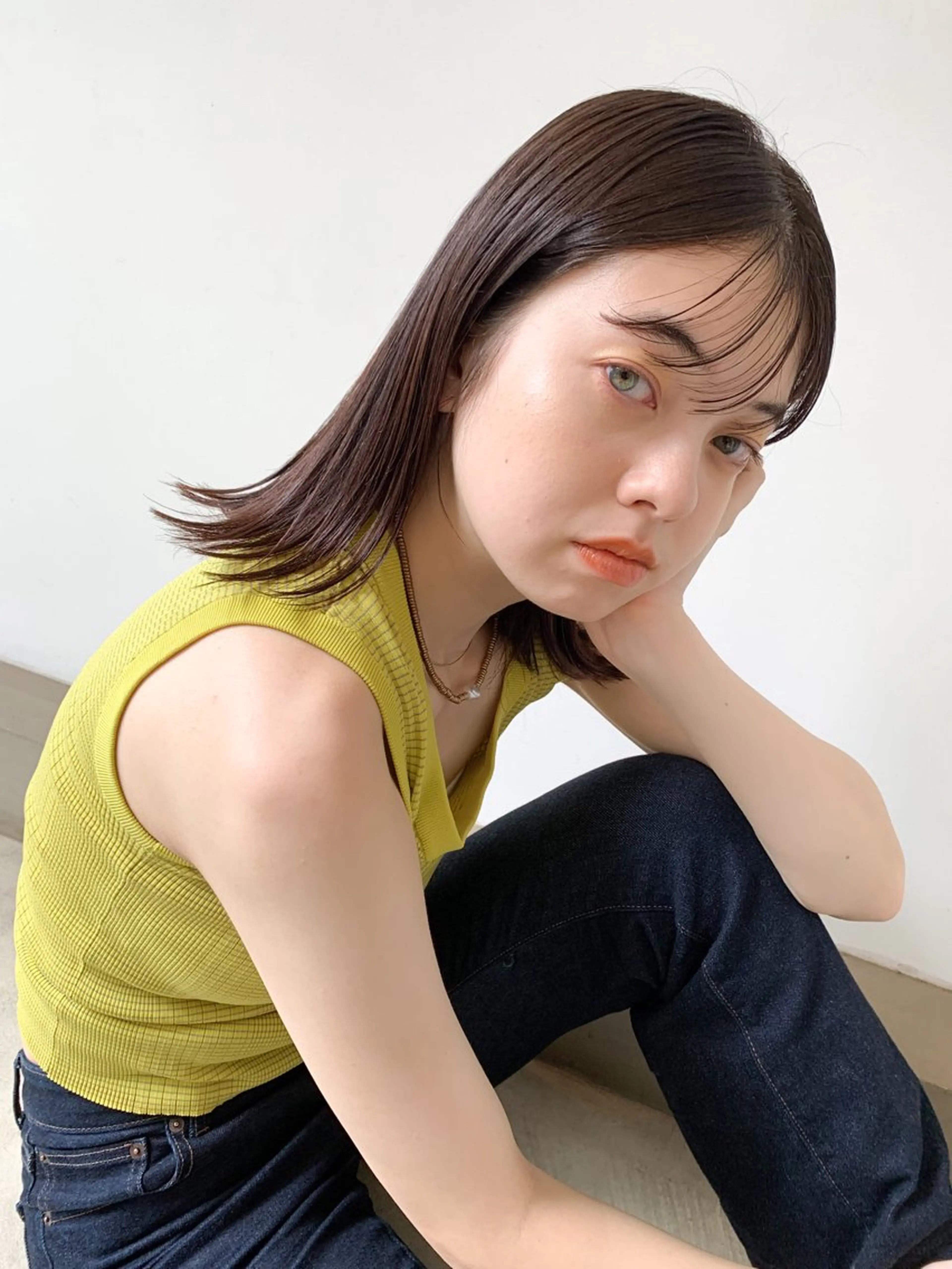 ミディアム カラー カット トリートメント ボブ/顔まわりカット 💫大澤奈緒美のヘアスタイル