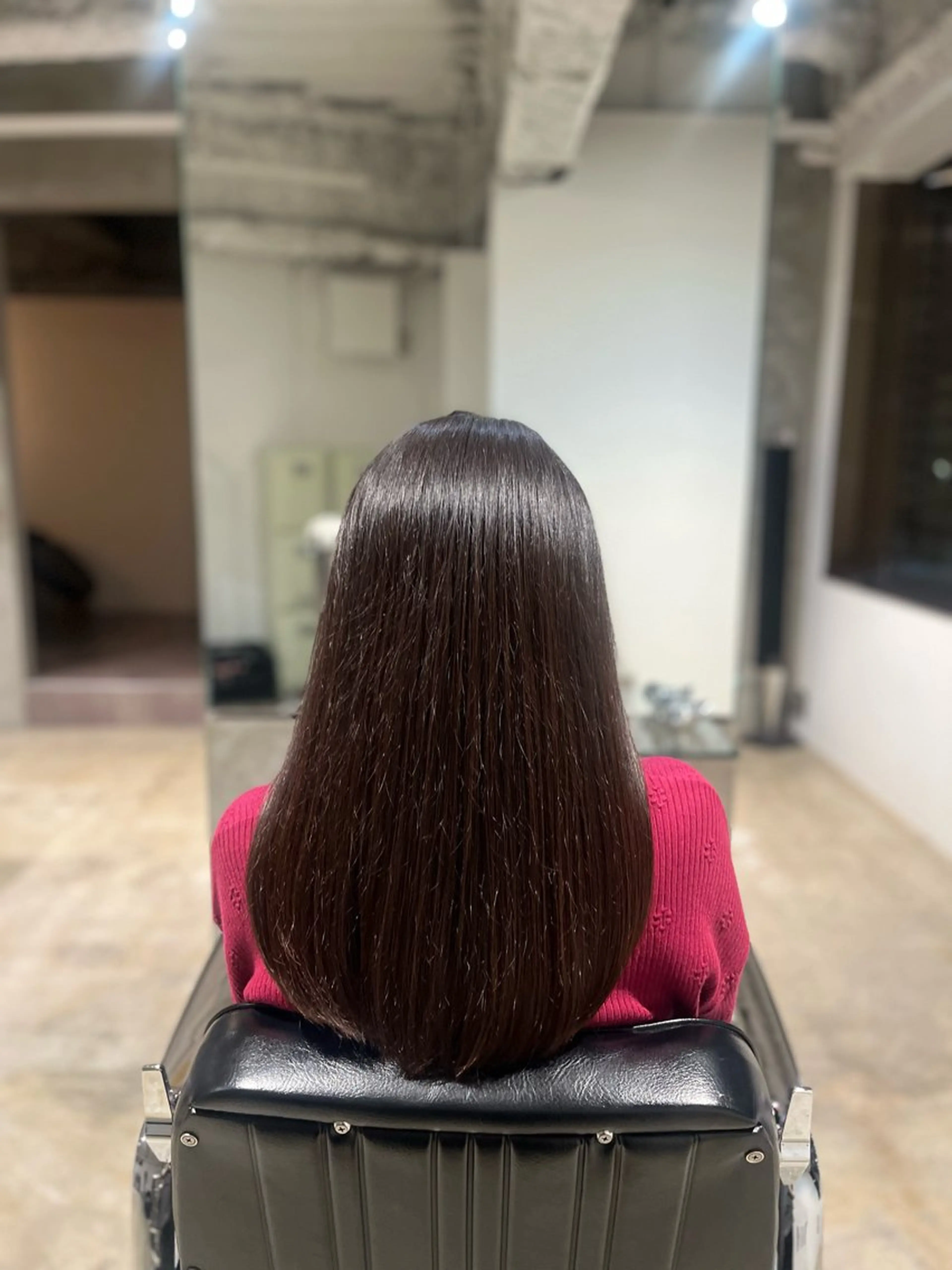 ロング 長野 美沙のヘアスタイル